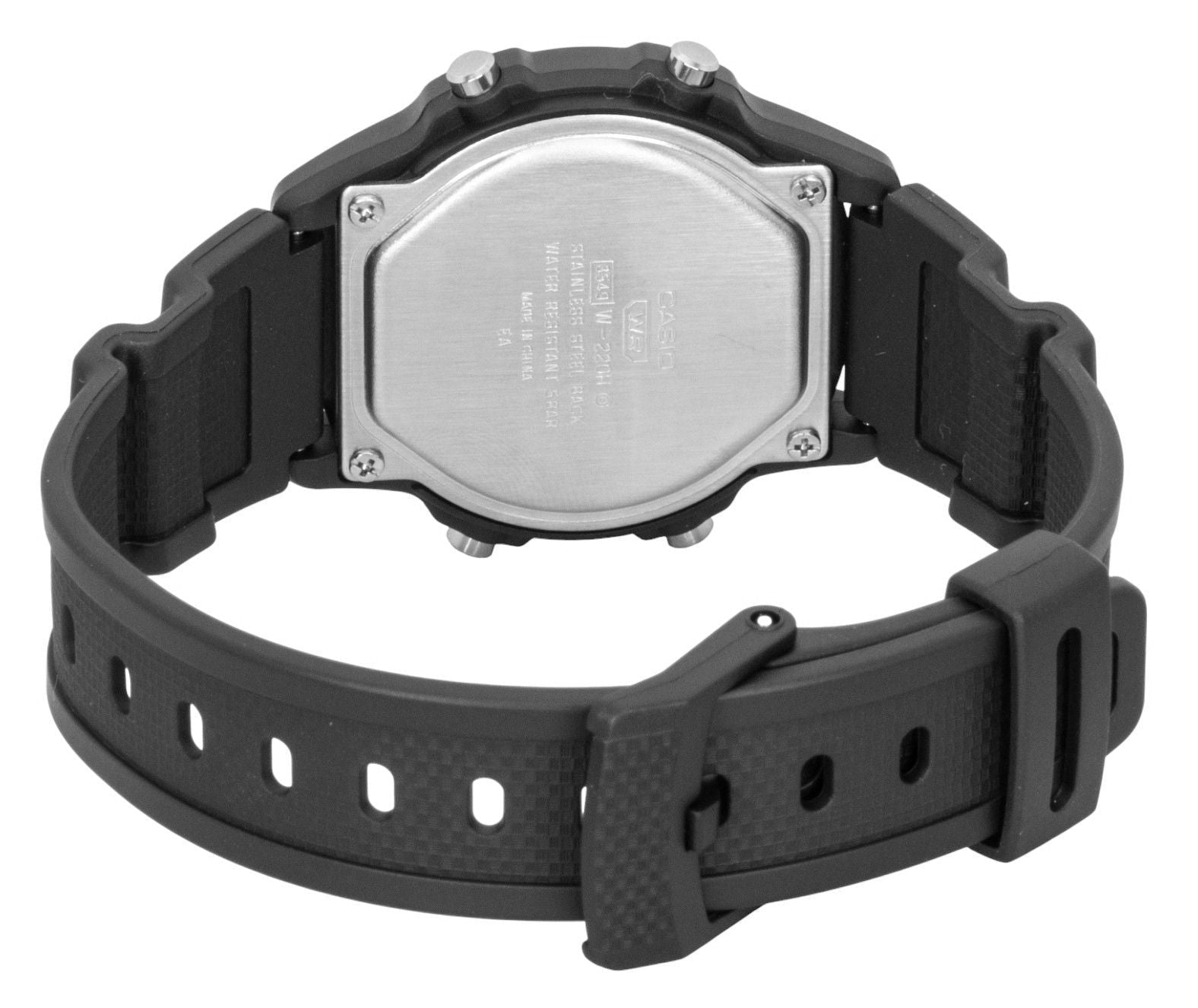 Casio Standard Digital Bio - Based Resin Strap Quartz W - 220H - 1A2V Unisex Watch - Prestige Stones