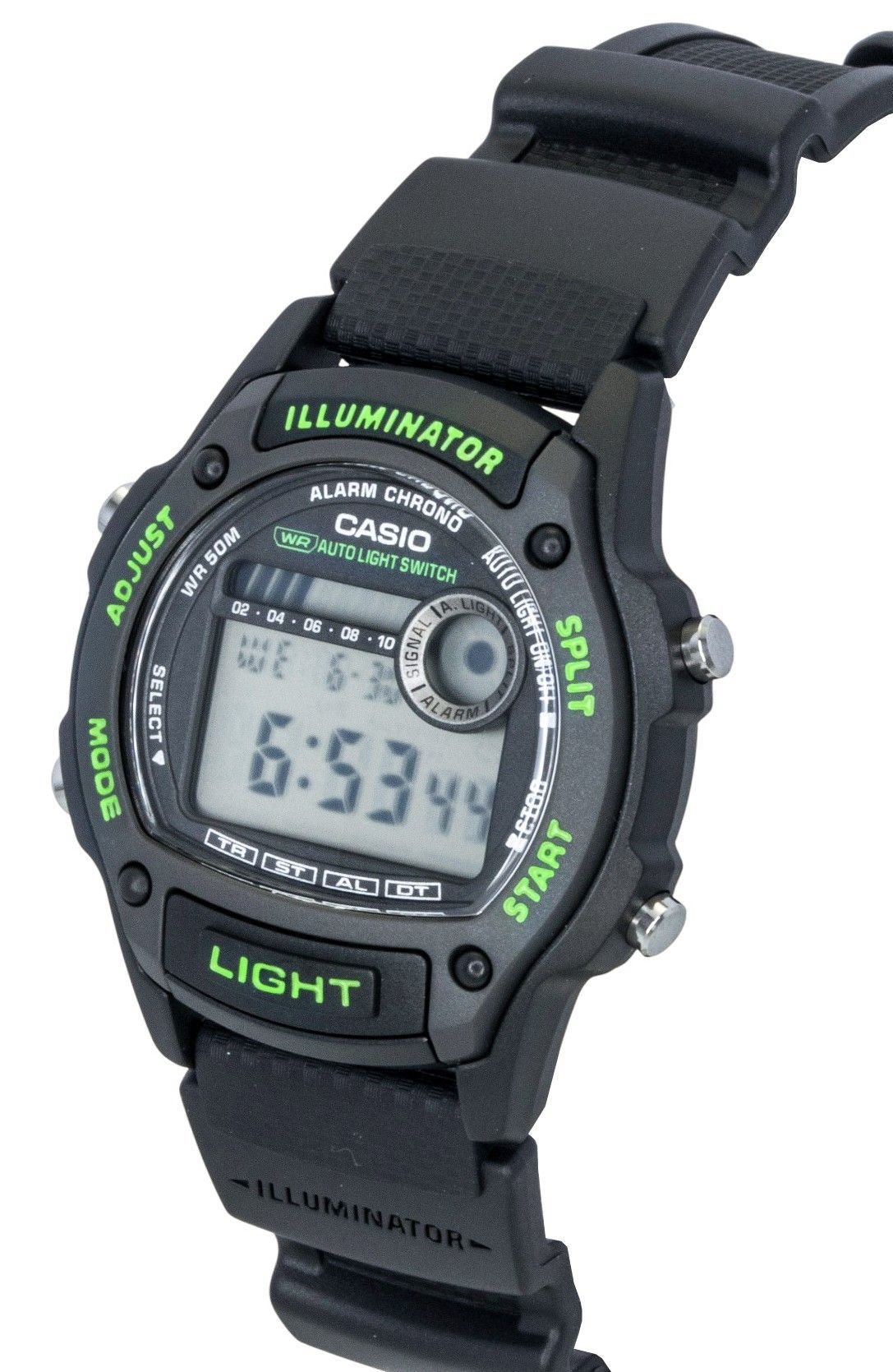 Casio Standard Digital Bio - Based Resin Strap Quartz W - 220H - 1A3V Unisex Watch - Prestige Stones