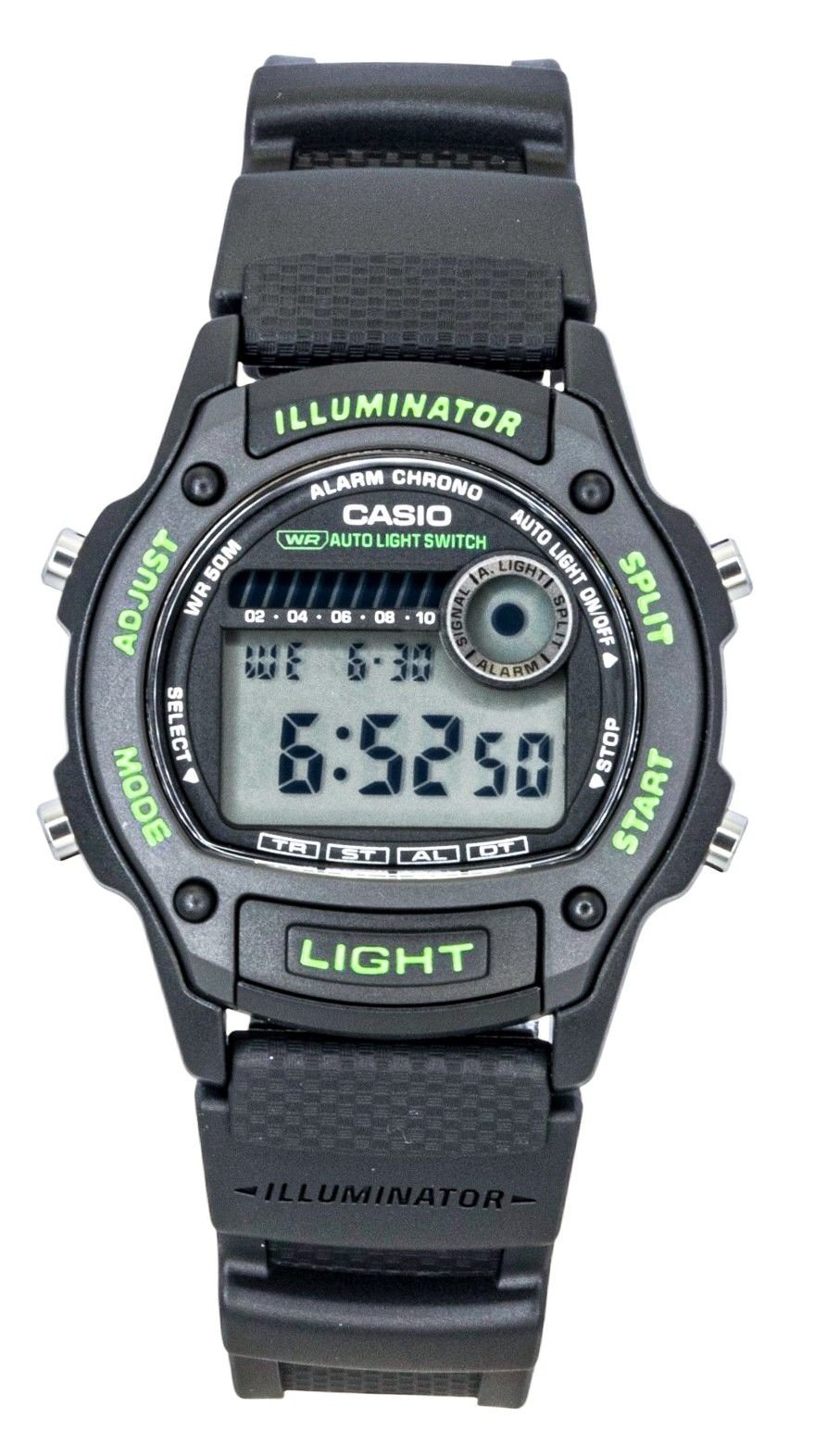 Casio Standard Digital Bio - Based Resin Strap Quartz W - 220H - 1A3V Unisex Watch - Prestige Stones