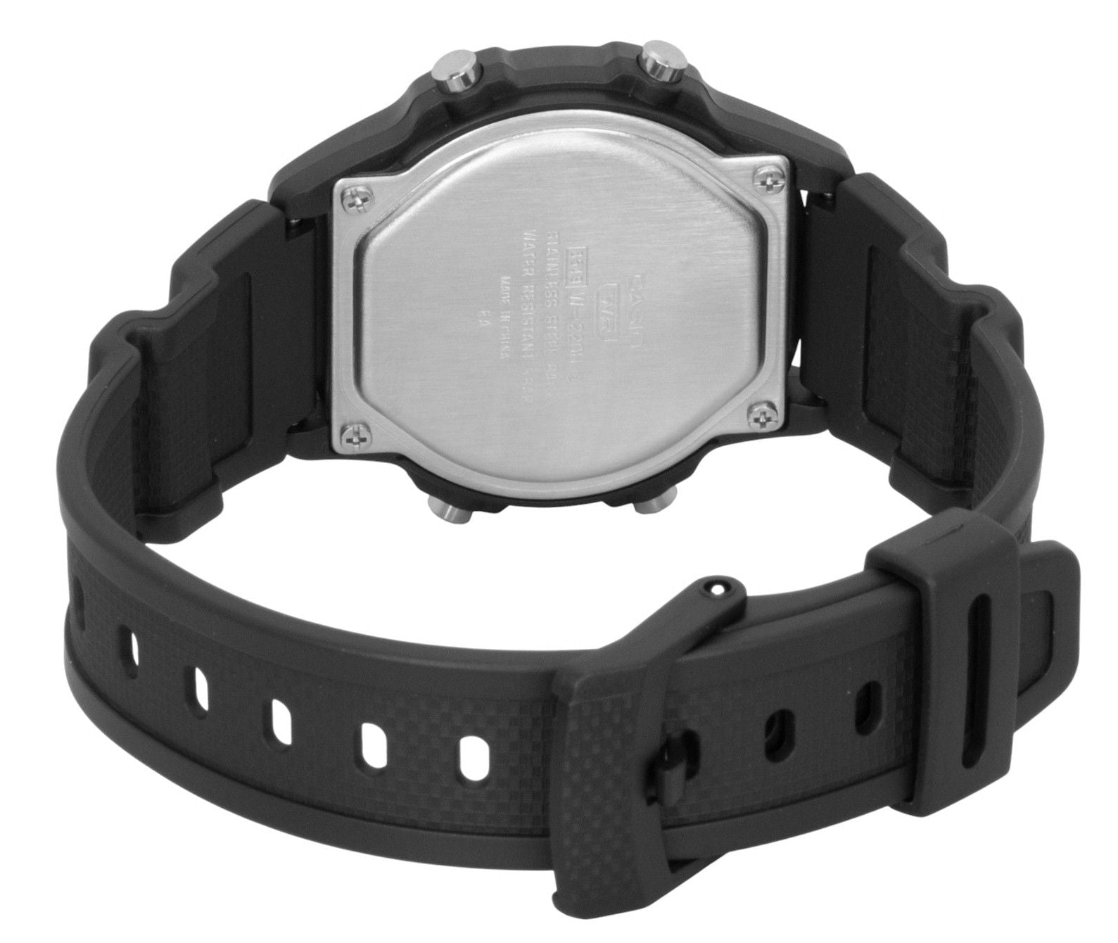 Casio Standard Digital Bio - Based Resin Strap Quartz W - 220H - 1A3V Unisex Watch - Prestige Stones