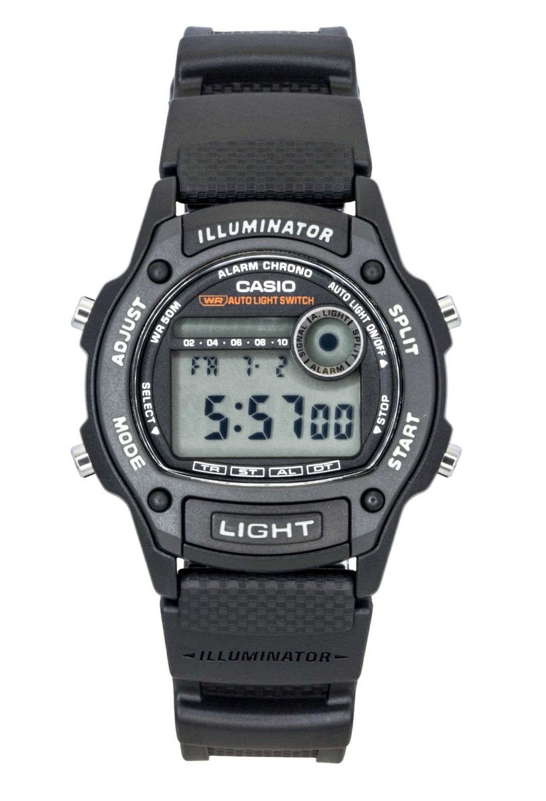 Casio Standard Digital Bio - Based Resin Strap Quartz W - 220H - 1AV Unisex Watch - Prestige Stones