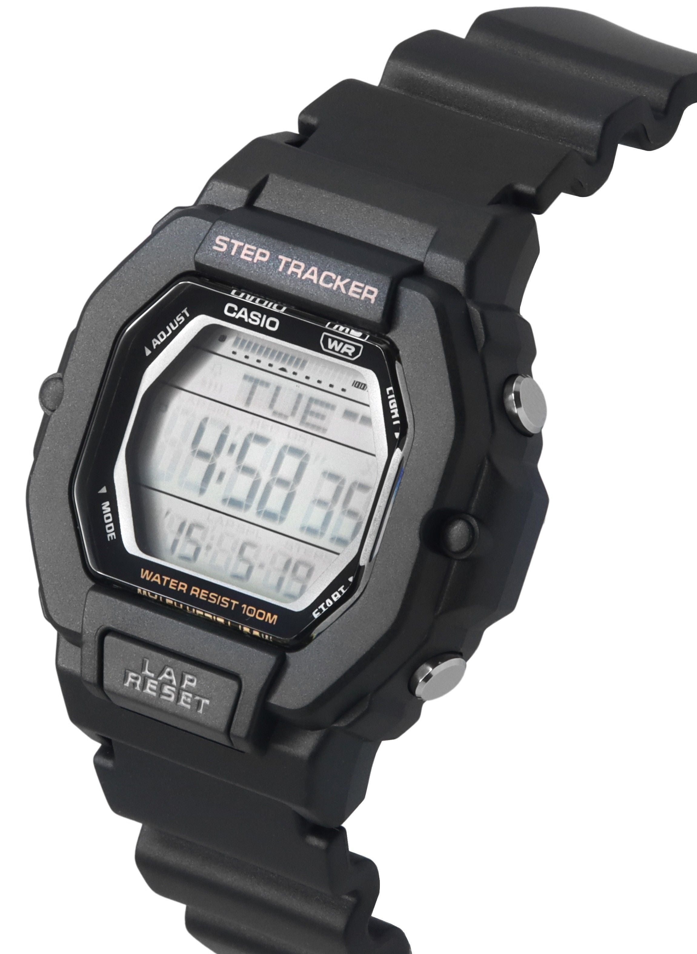 Casio Standard Digital Black Resin Strap Quartz LWS - 2200H - 1A 100M Unisex Watch - Prestige Stones