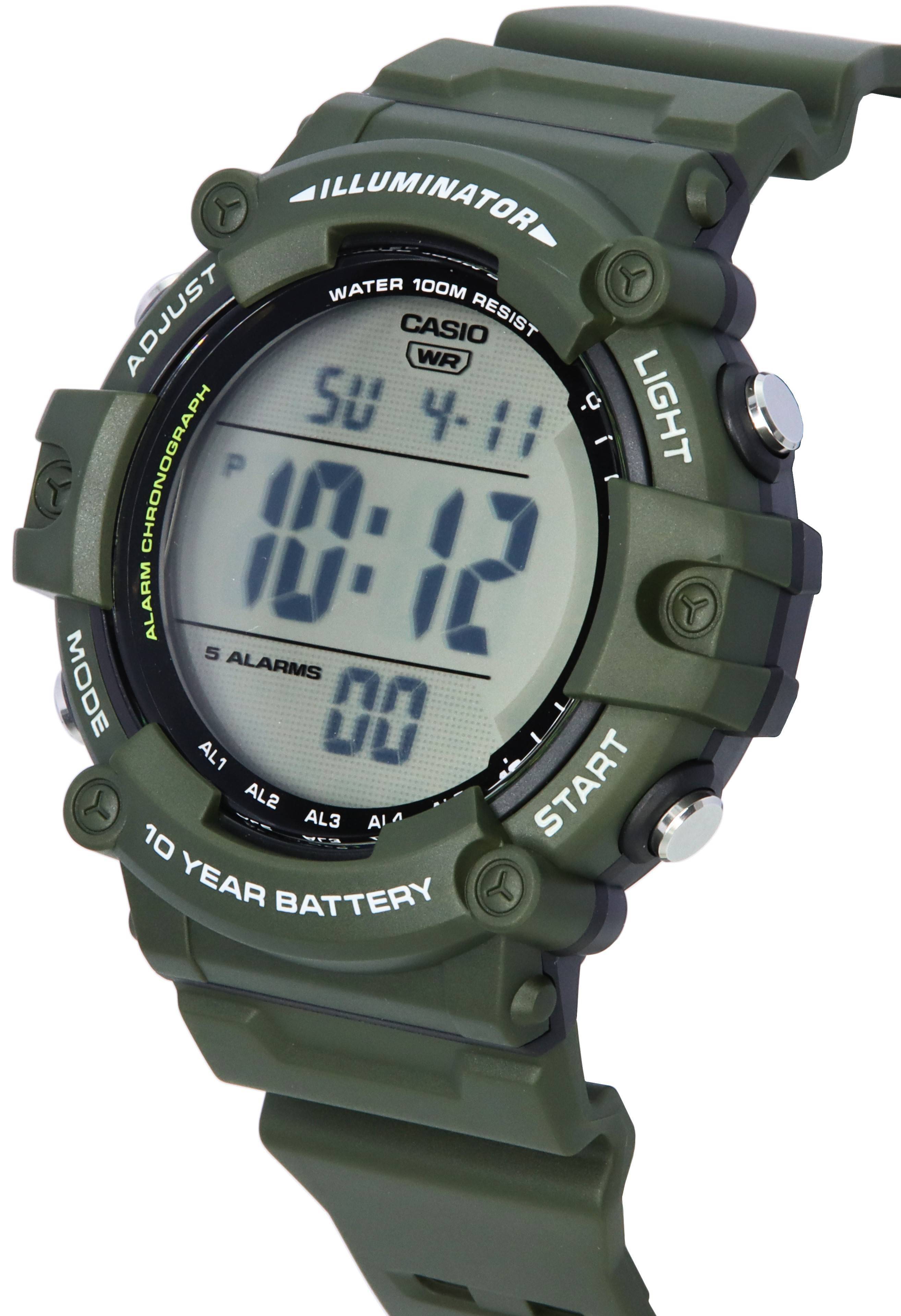 Casio Standard Digital Quartz AE - 1500WHX - 3A AE1500WHX - 3 100M Men's Watch - Prestige Stones