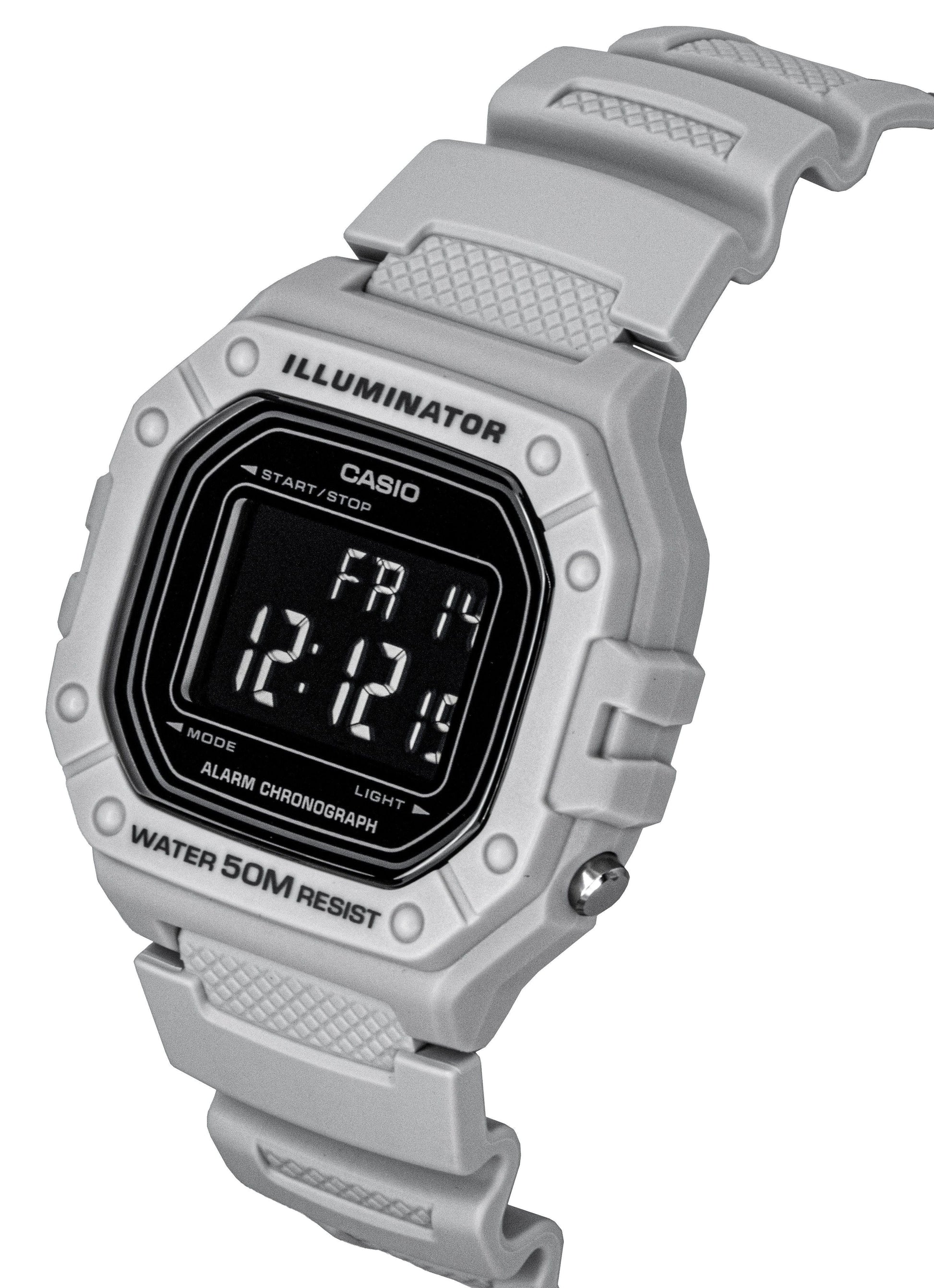 Casio Standard Digital Resin Strap Quartz W - 218H - 8BV Men's Watch - Prestige Stones