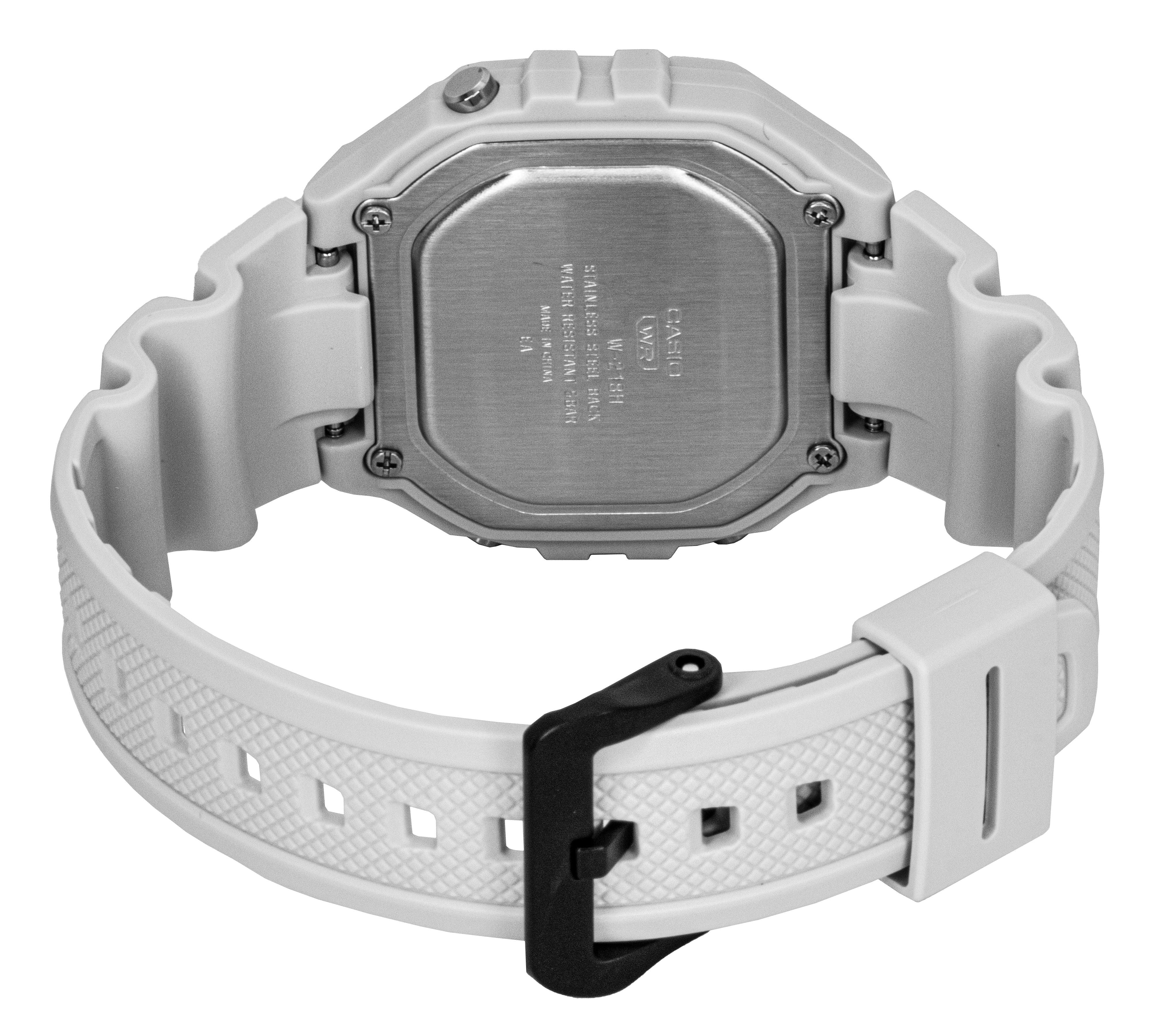 Casio Standard Digital Resin Strap Quartz W - 218H - 8BV Men's Watch - Prestige Stones