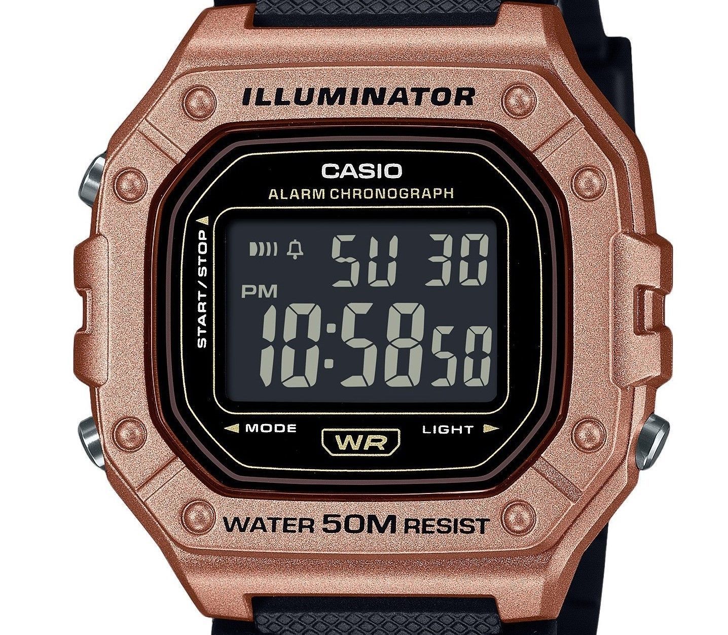 Casio Standard Digital Resin Strap Quartz W - 218HM - 5BV Men's Watch - Prestige Stones