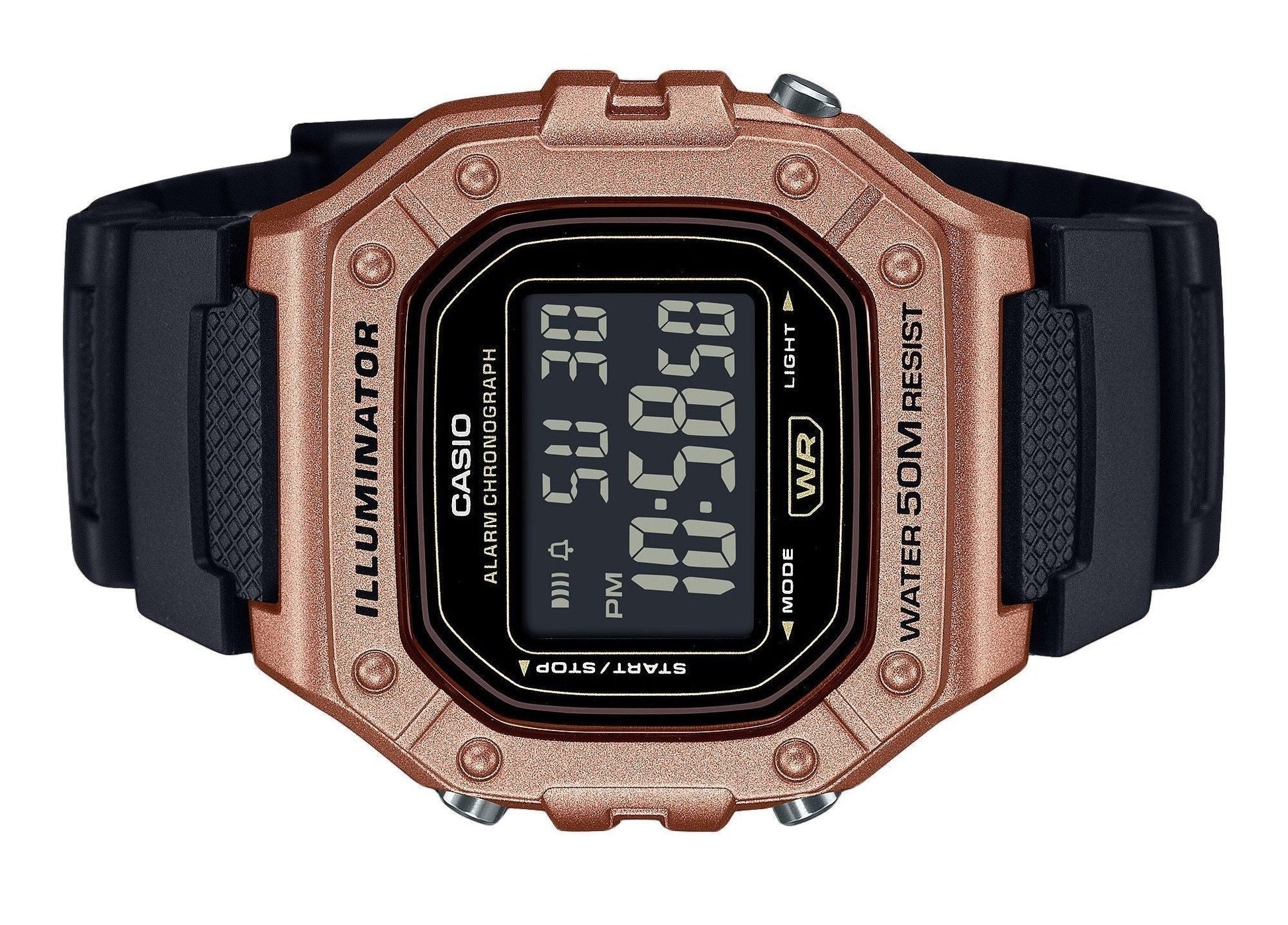 Casio Standard Digital Resin Strap Quartz W - 218HM - 5BV Men's Watch - Prestige Stones
