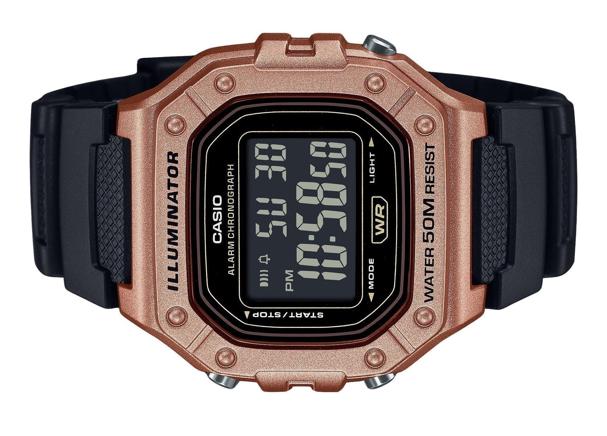 Casio Standard Digital Resin Strap Quartz W - 218HM - 5BV Men's Watch - Prestige Stones