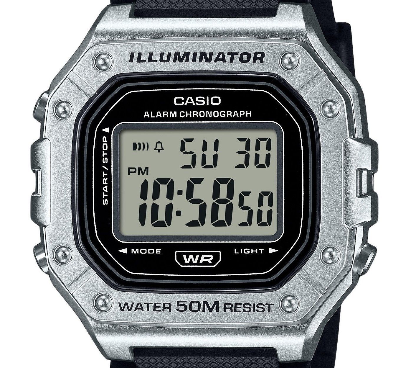 Casio Standard Digital Resin Strap Quartz W - 218HM - 7AV Men's Watch - Prestige Stones