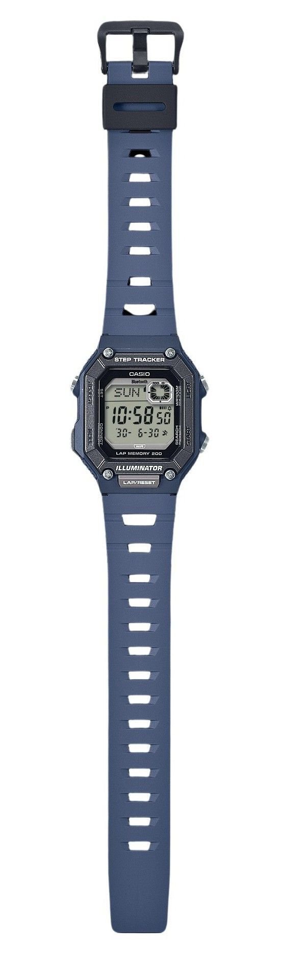 Casio Standard Digital Smartphone Link Step Tracker Resin Strap Quartz WS - B1000 - 2AV 100M Men's Watch - Prestige Stones