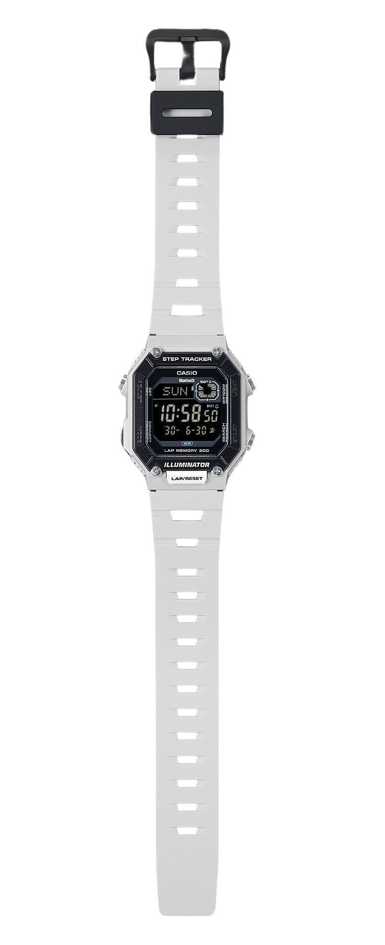 Casio Standard Digital Smartphone Link Step Tracker Resin Strap Quartz WS - B1000 - 8BV 100M Men's Watch - Prestige Stones