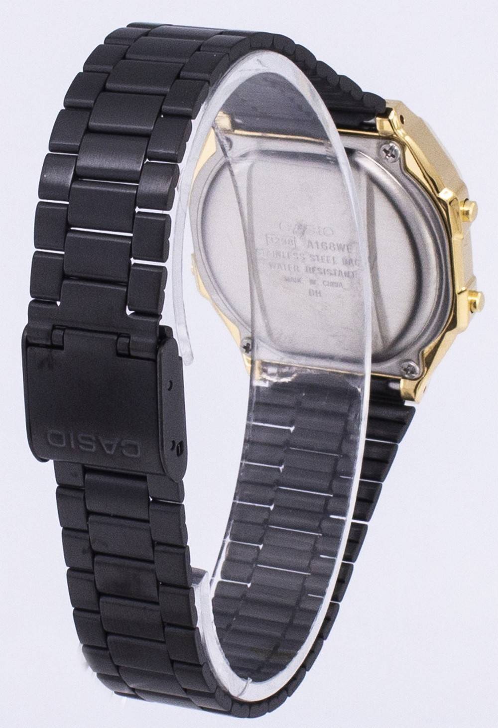 Casio Vintage Alarm Digital A168WEGB - 1B Unisex Watch - Prestige Stones