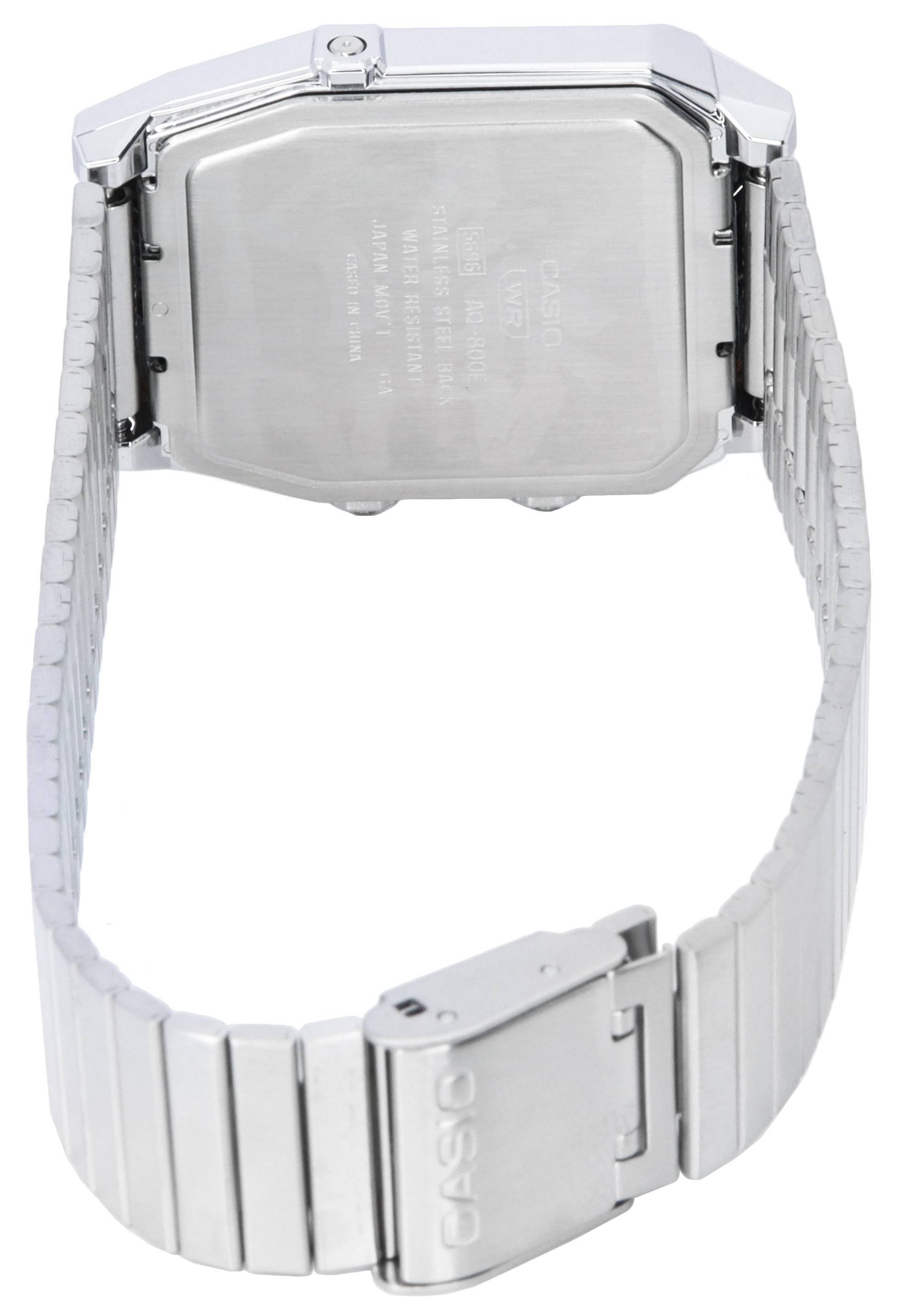 Casio Vintage Analog Digital Black Dial Quartz AQ - 800E - 1A AQ800E - 1 Unisex Watch - Prestige Stones