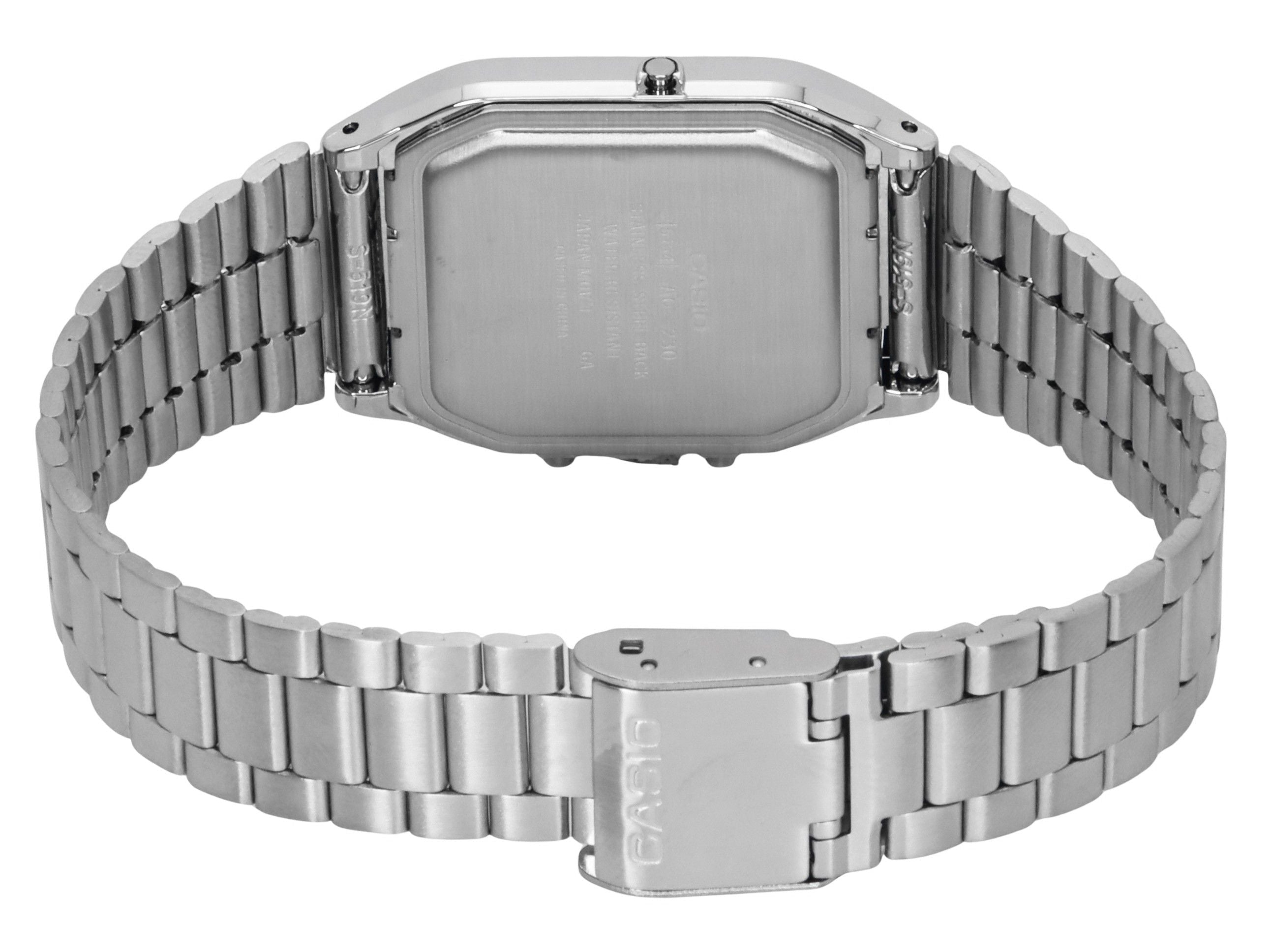 Casio Vintage Analog Digital Green Dial Dual Time Quartz AQ - 230A - 3AMQY Unisex Watch - Prestige Stones
