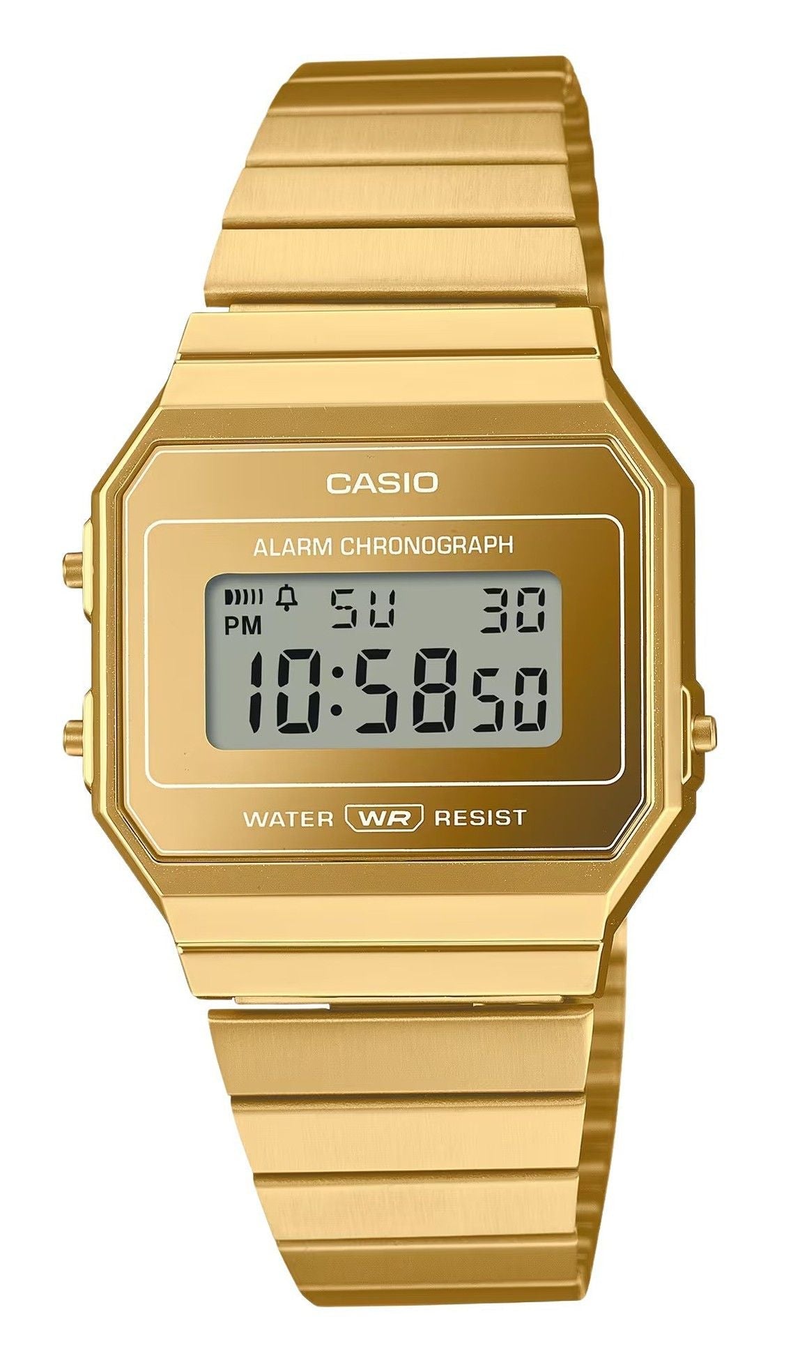 Casio Vintage Digital Gold Stainless Steel Quartz A700WEVG - 9A Unisex Watch - Prestige Stones