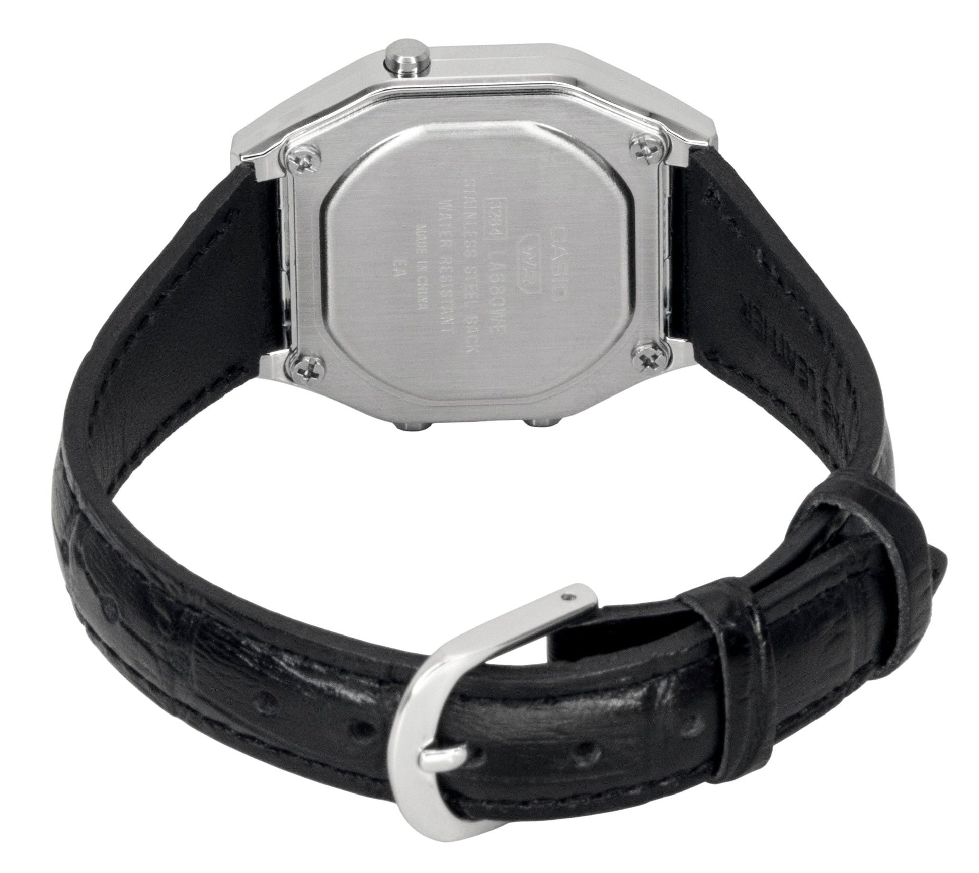 Casio Vintage Digital Leather Strap Quartz LA680WEL - 1 Unisex Watch - Prestige Stones