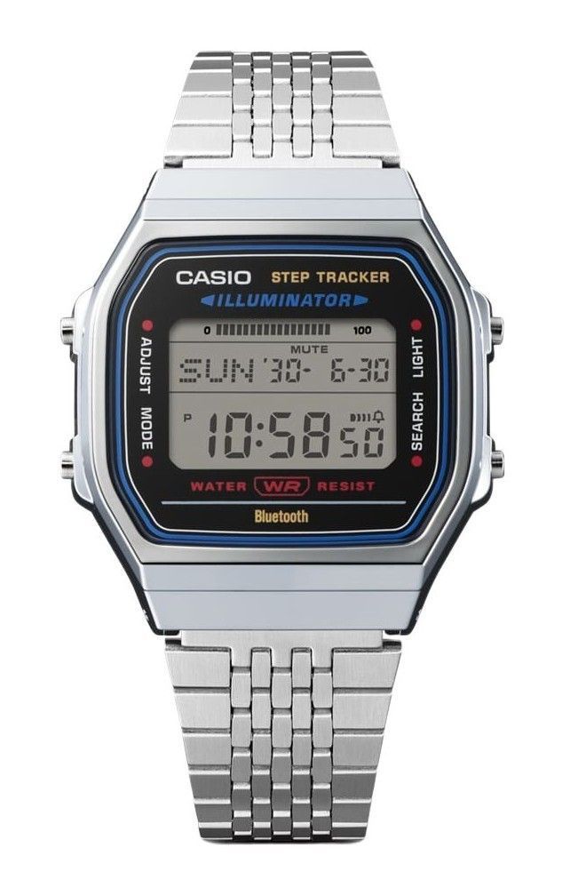 Casio Vintage Digital Smartphone Link Stainless Steel Quartz ABL - 100WE - 1A Unisex Watch - Prestige Stones