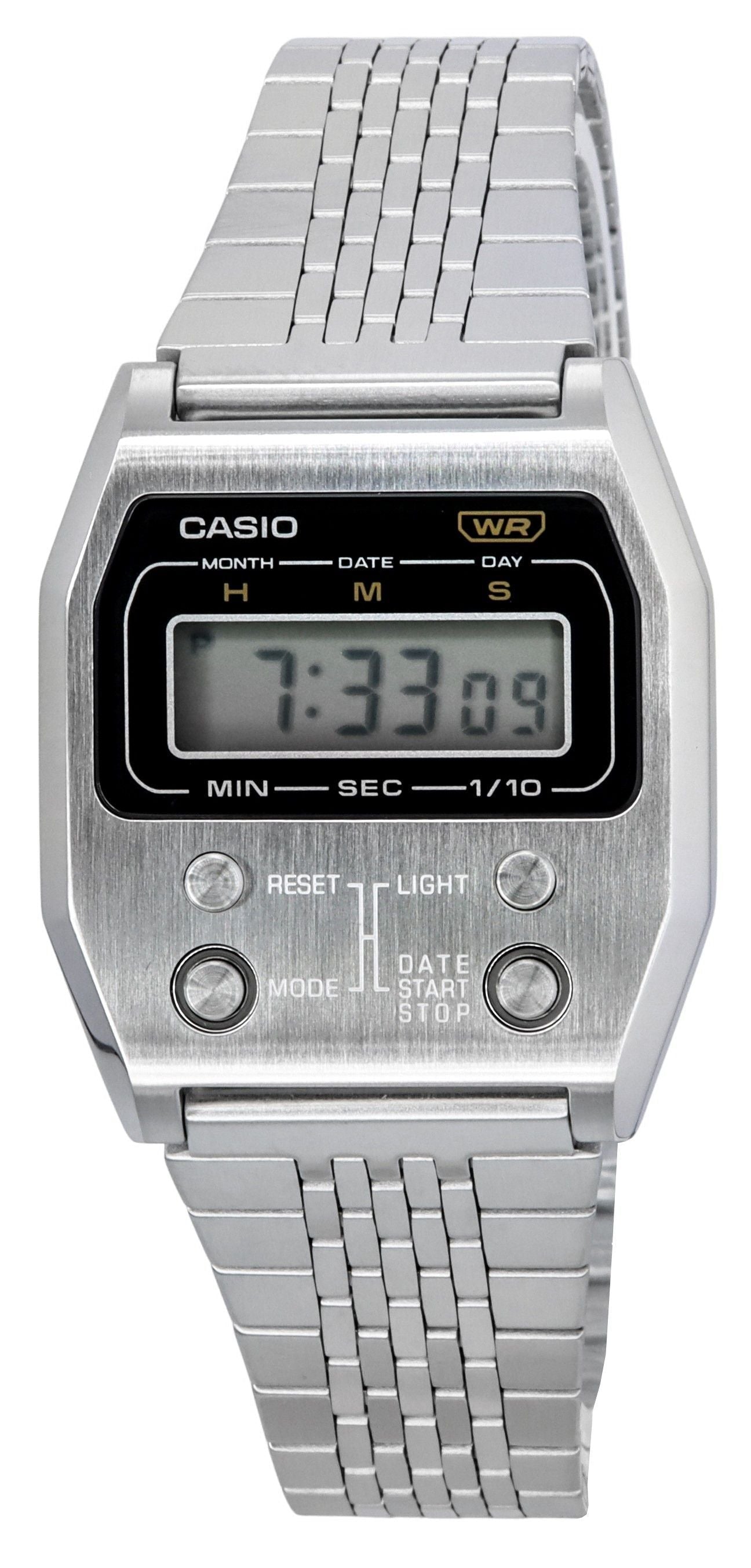 Casio Vintage Digital Stainless Steel Quartz A1100D - 1 Unisex Watch - Prestige Stones