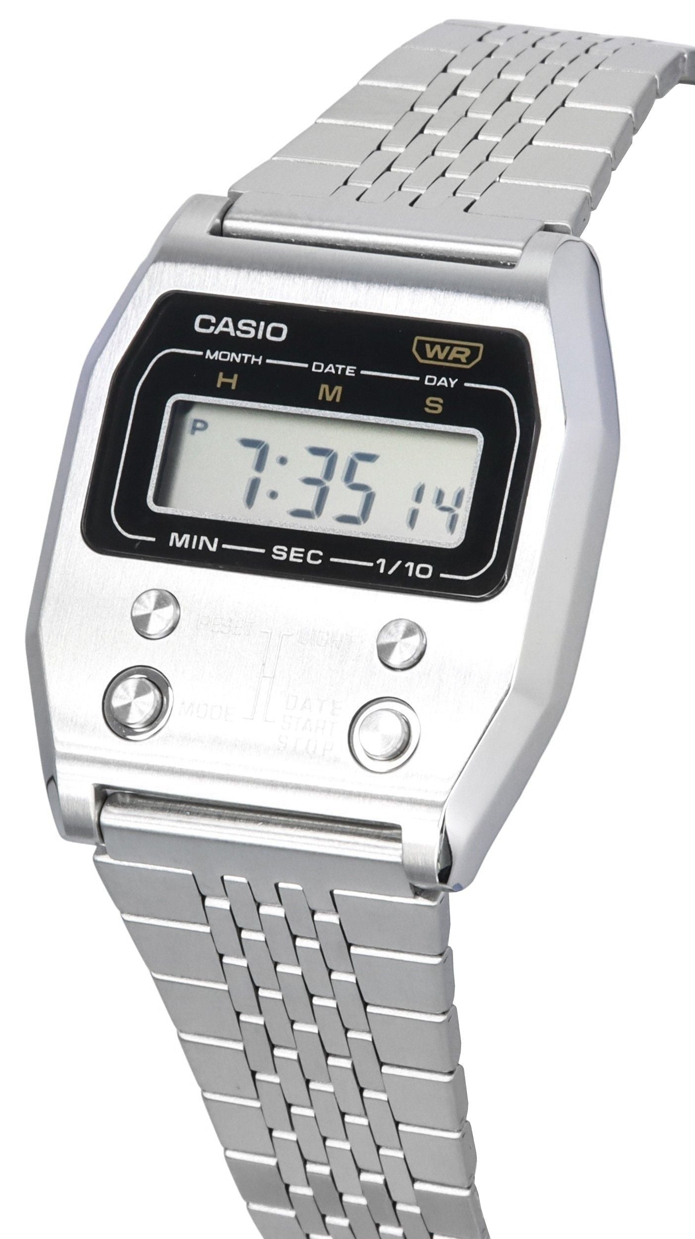 Casio Vintage Digital Stainless Steel Quartz A1100D - 1 Unisex Watch - Prestige Stones