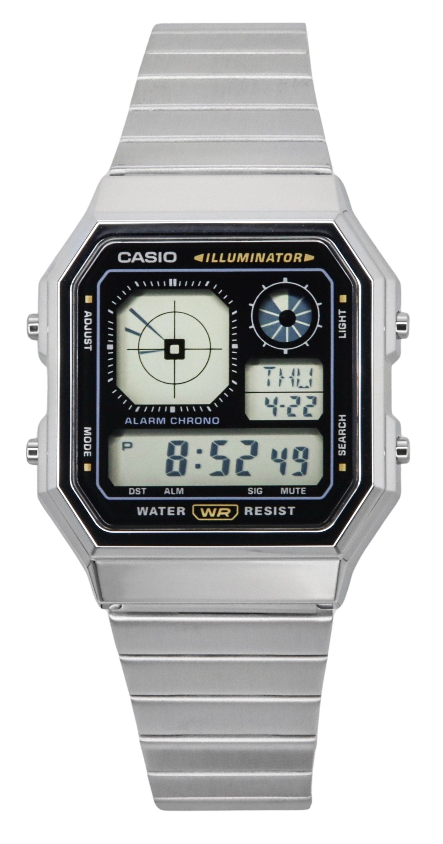 Casio Vintage Digital Stainless Steel Quartz A130WE - 1A Unisex Watch - Prestige Stones