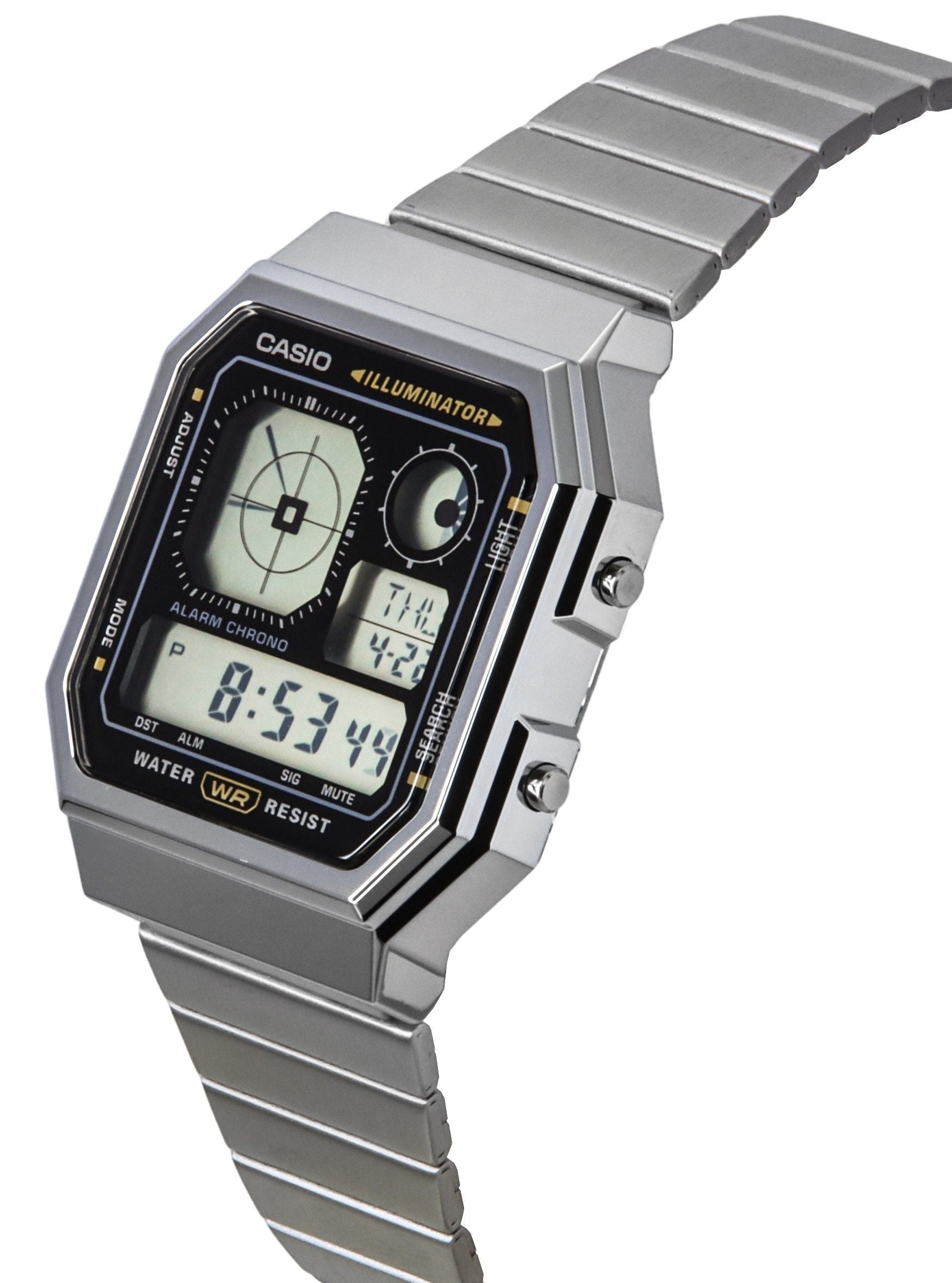 Casio Vintage Digital Stainless Steel Quartz A130WE - 1A Unisex Watch - Prestige Stones