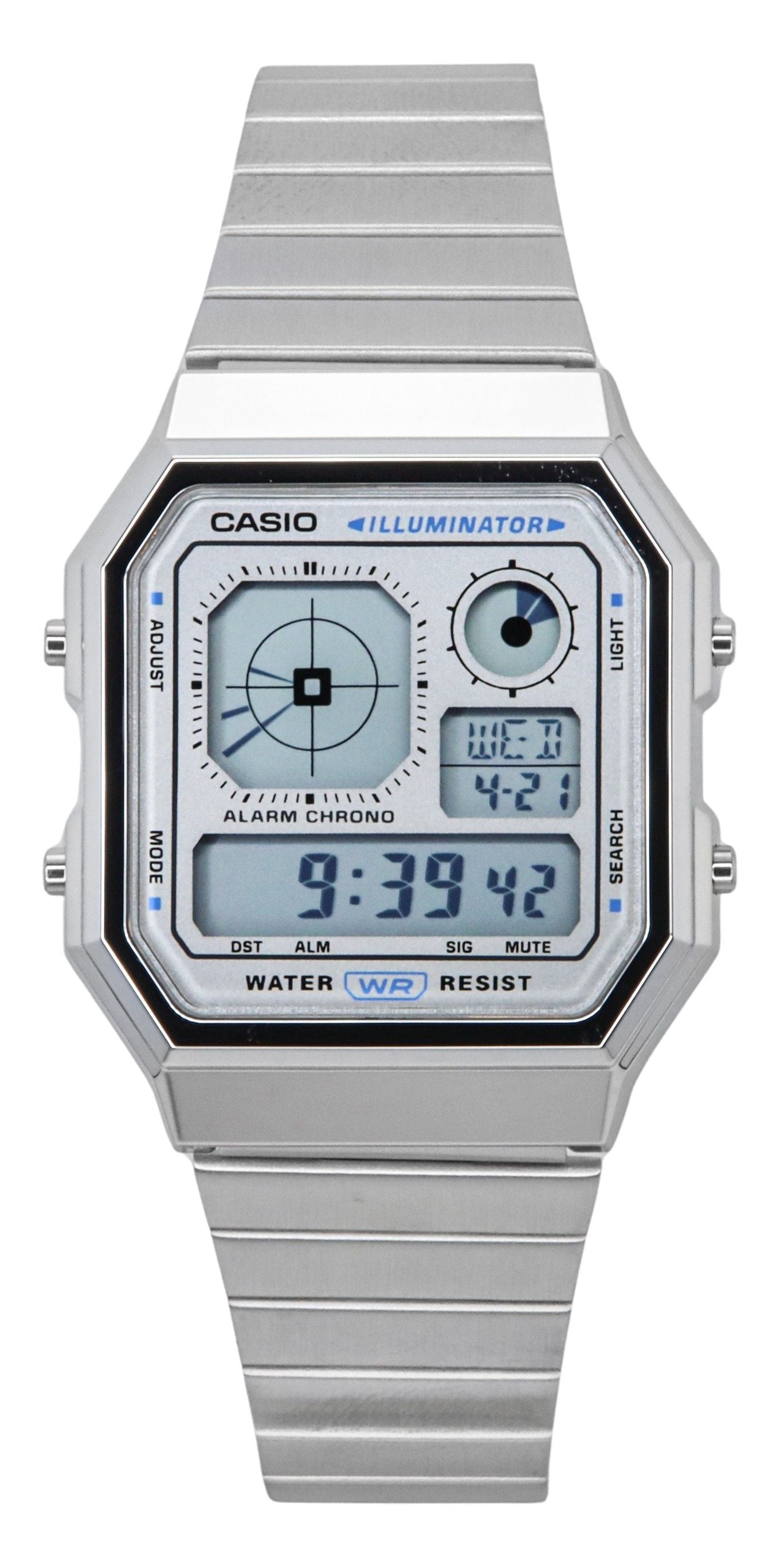 Casio Vintage Digital Stainless Steel Quartz A130WE - 7A Unisex Watch - Prestige Stones