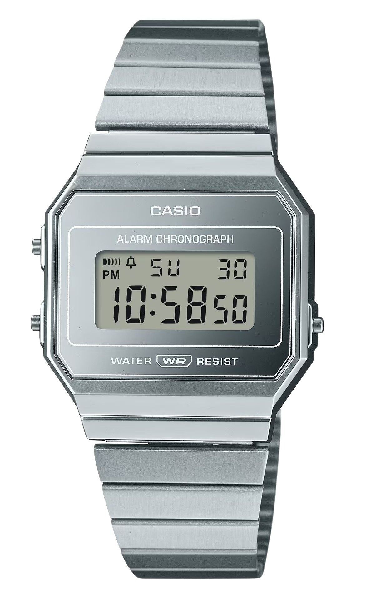 Casio Vintage Digital Stainless Steel Silver Dial Quartz A700WEV - 7A Unisex Watch - Prestige Stones