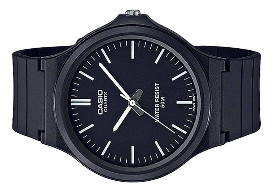 Casio Youth Analog Resin Strap Black Dial Quartz MW - 240 - 1EV Men's Watch - Prestige Stones