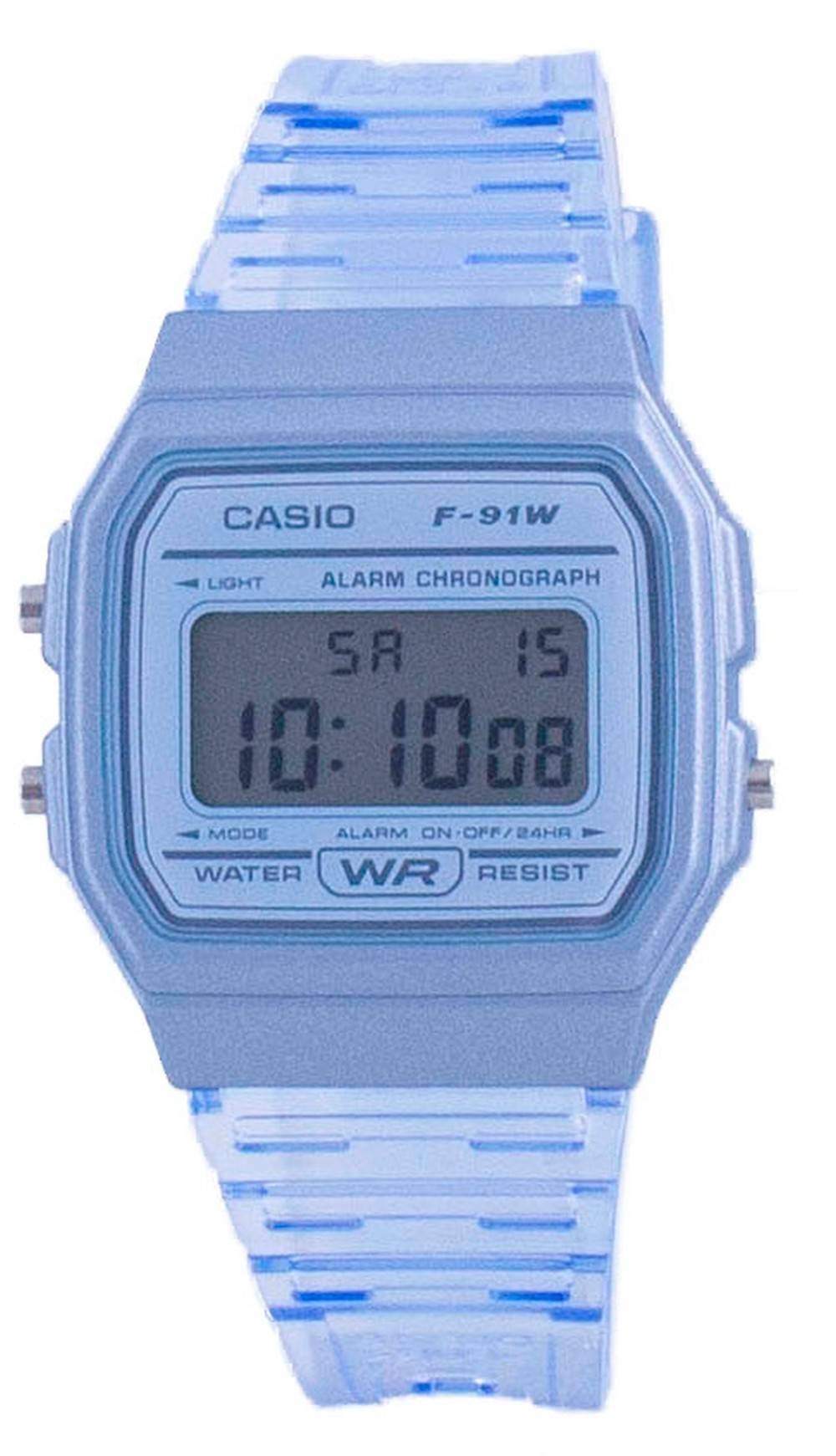Casio Youth Blue Resin Digital F - 91WS - 2 F91WS - 2 Unisex Watch - Prestige Stones