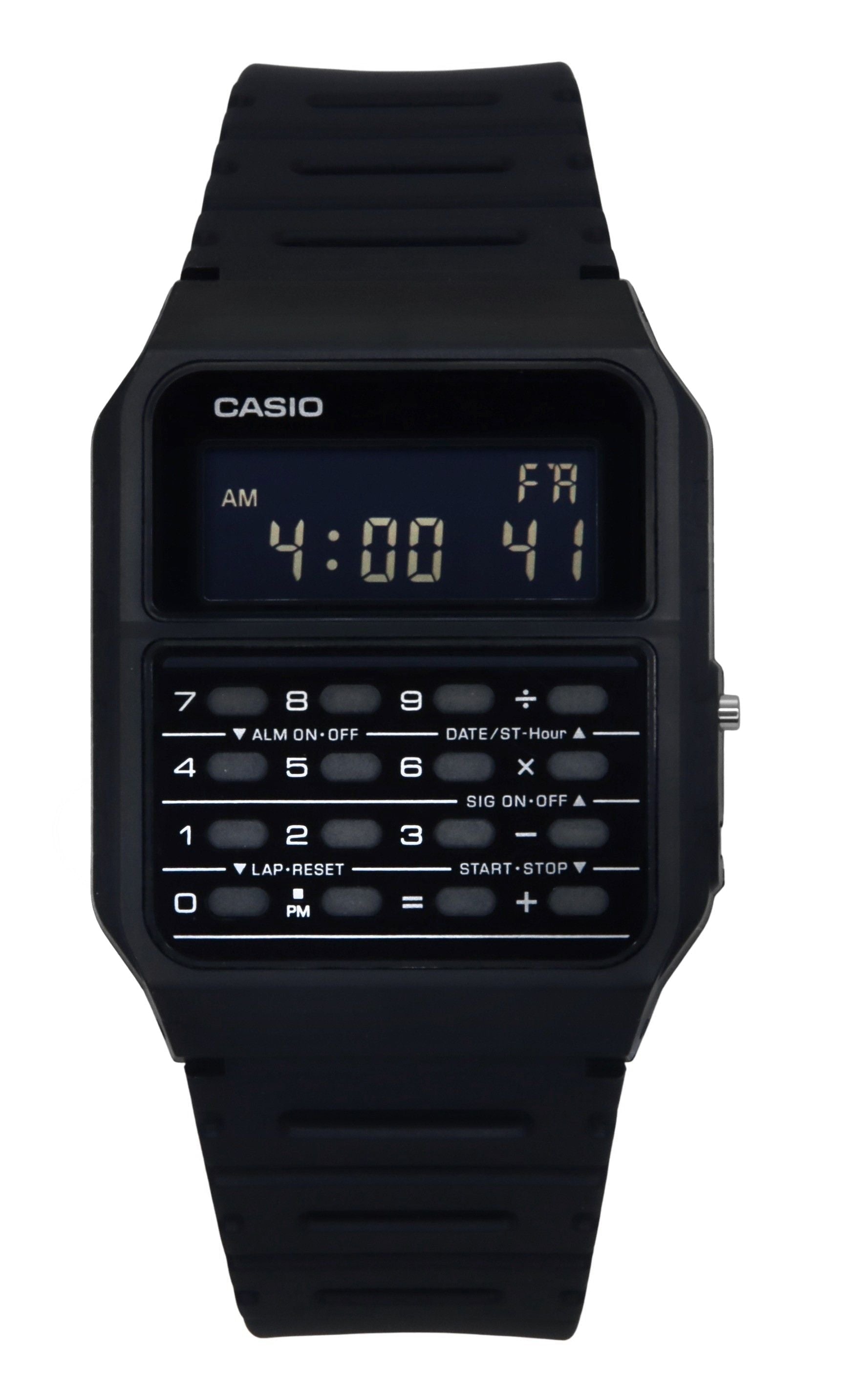 Casio Youth Data Bank CA - 53WF - 1B CA53WF - 1B Quartz Unisex Watch - Prestige Stones