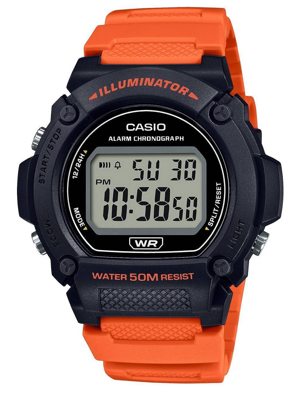 Casio Youth Digital Alarm Quartz W - 219H - 4AV W219H - 4 Men's Watch - Prestige Stones