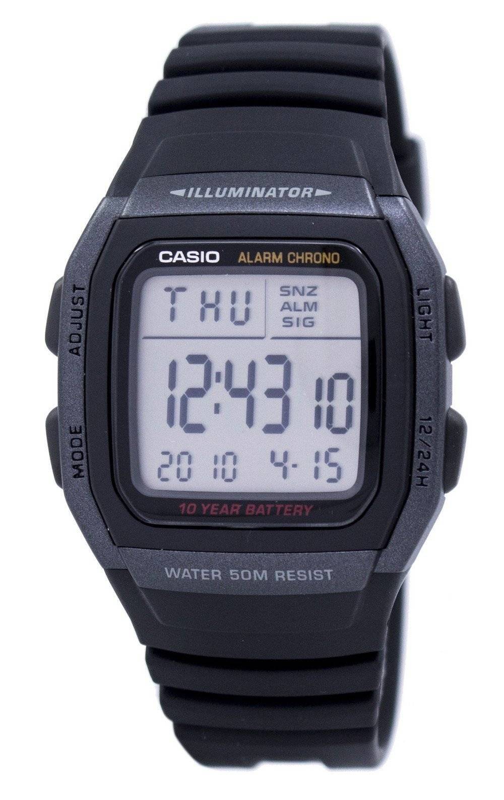 Casio Youth Digital Illuminator W - 96H - 1BVDF W96H - 1BVDF Men's Watch - Prestige Stones
