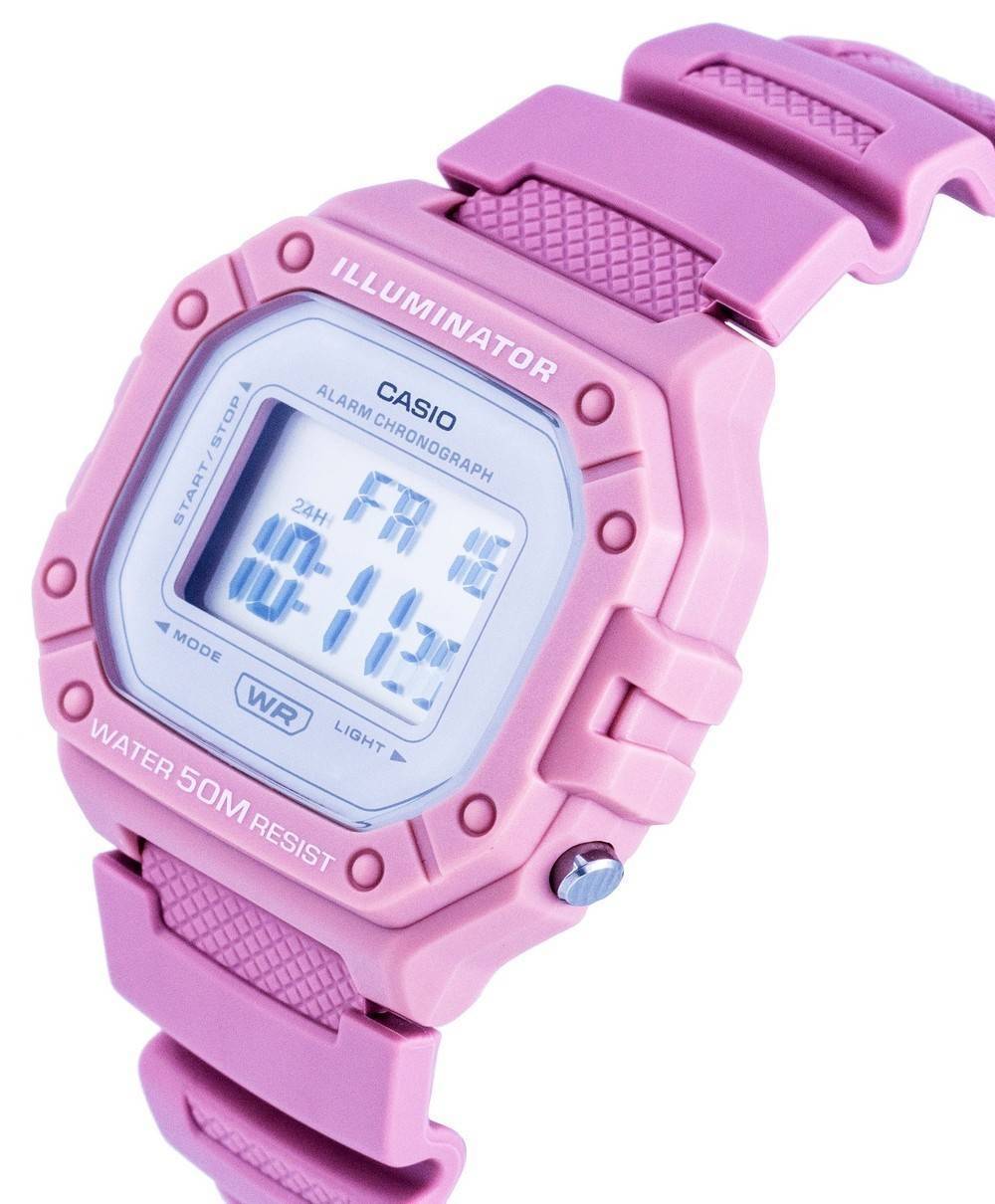 Casio Youth Digital Resin Quartz W - 218HC - 4A W218HC - 4 Women's Watch - Prestige Stones