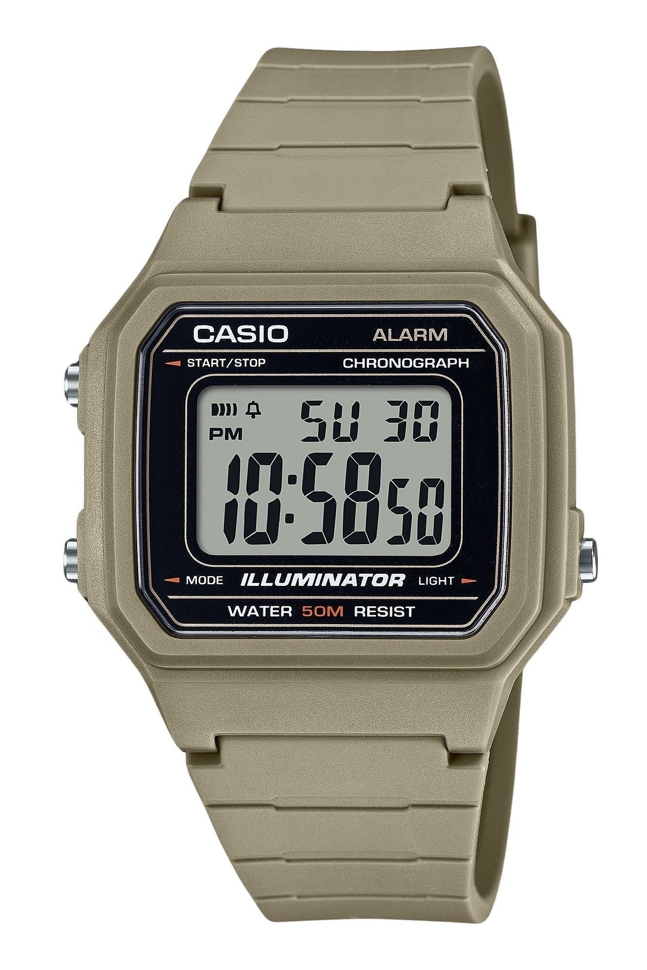 Casio Youth Digital Resin Strap Quartz W - 217H - 5AV Men's Watch - Prestige Stones