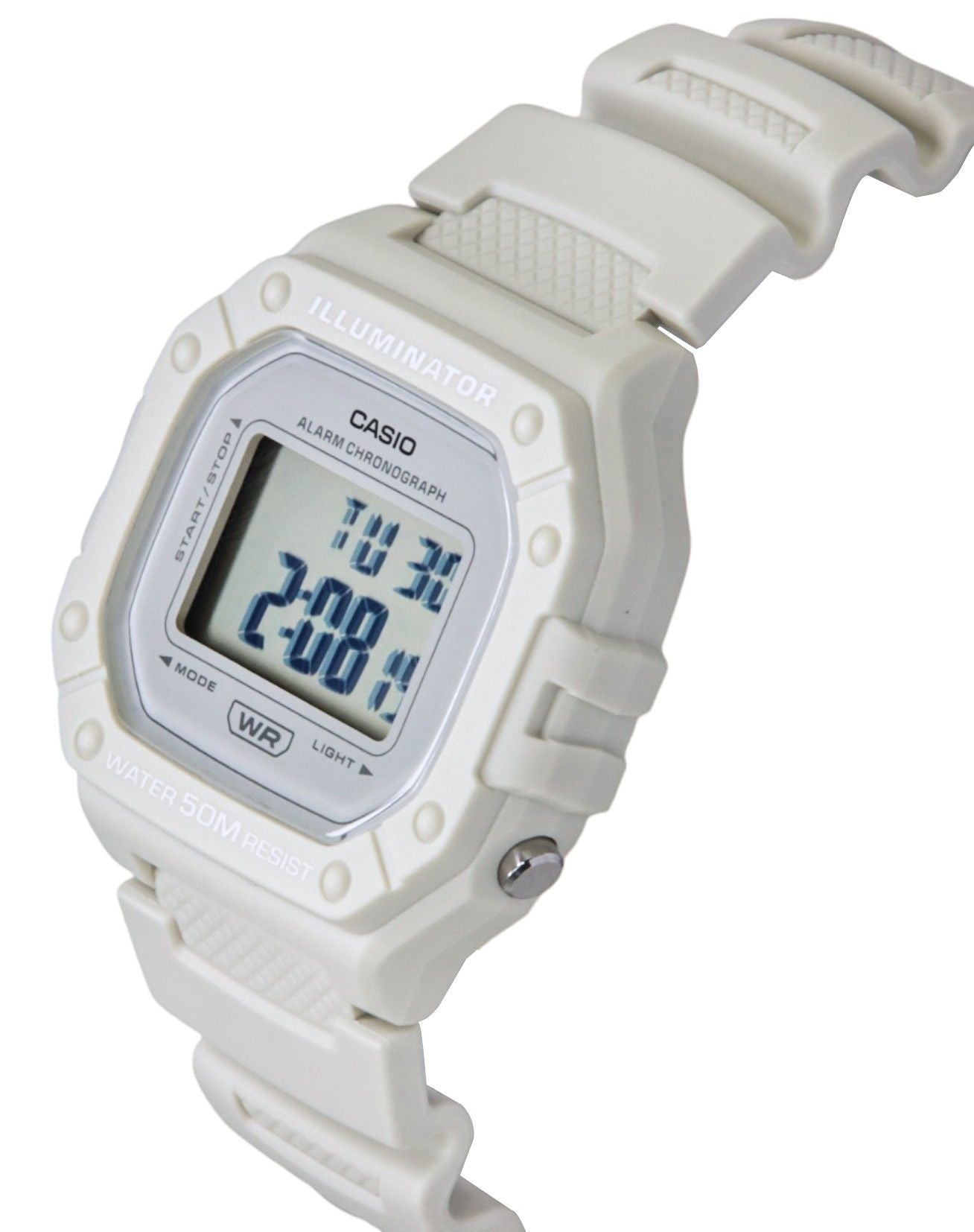 Casio Youth Digital Resin Strap Quartz W - 218HC - 8AV Unisex Watch - Prestige Stones