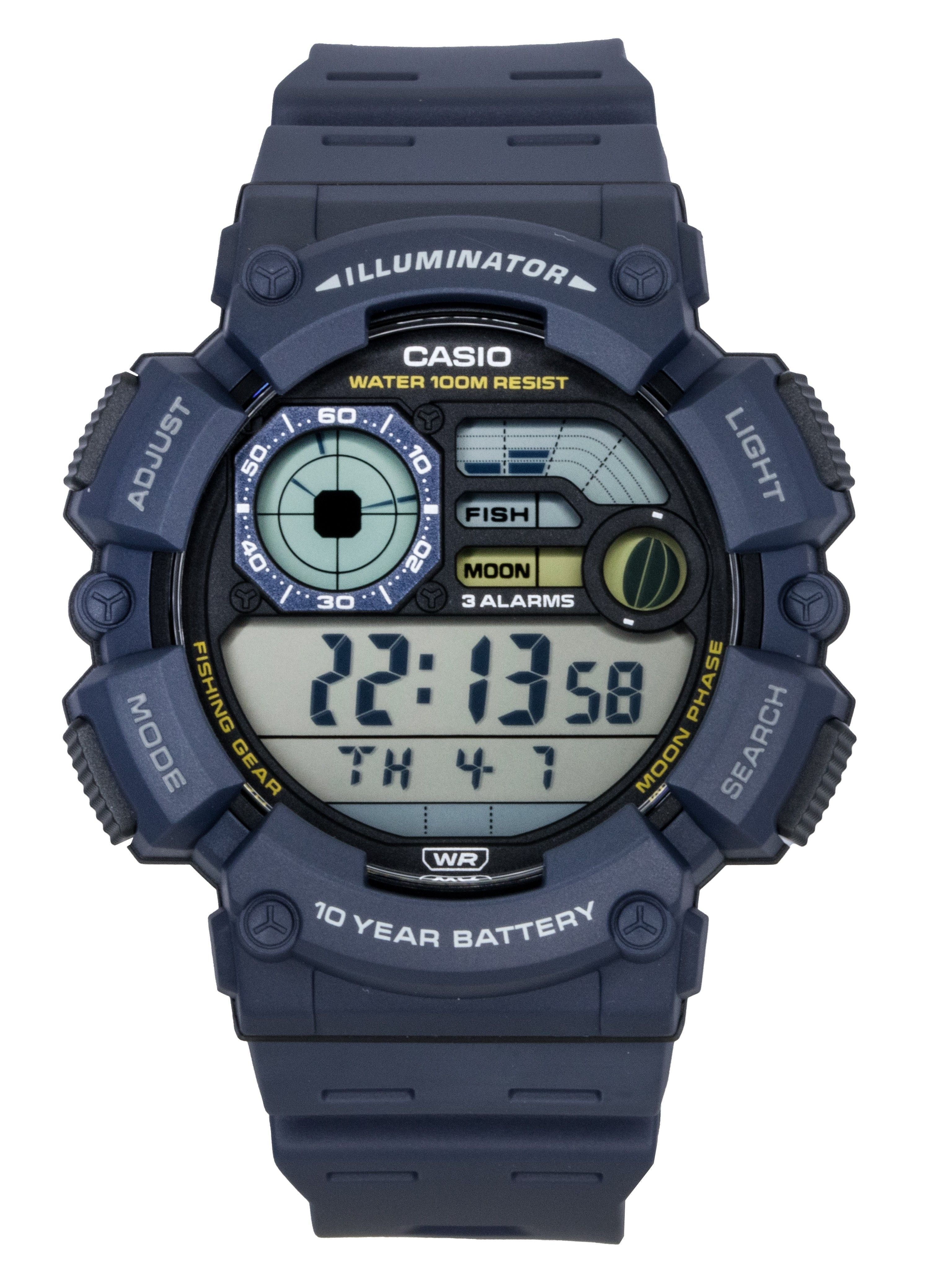 Casio Youth Digital Resin Strap Quartz WS - 1500H - 2AV 100M Men's Watch - Prestige Stones
