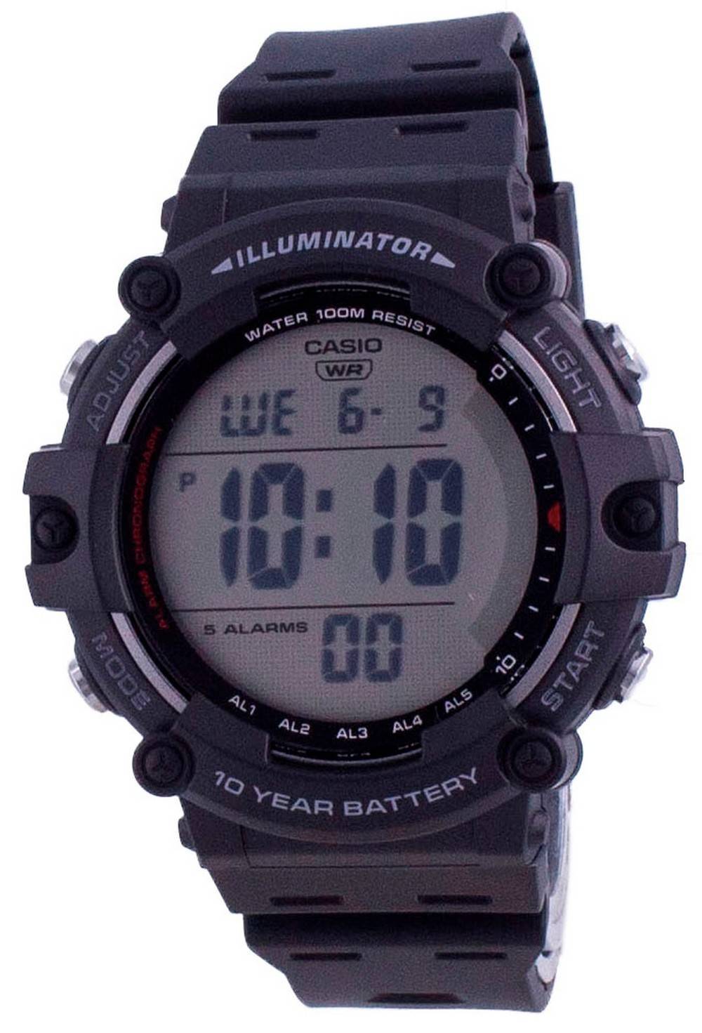 Casio Youth Illuminator Digital AE - 1500WH - 1A AE1500WH - 1A 100M Men's Watch - Prestige Stones