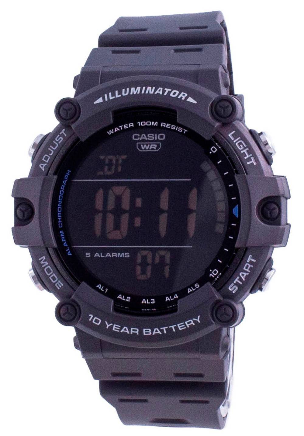 Casio Youth Illuminator Digital AE - 1500WH - 8B AE1500WH - 8B 100M Men's Watch - Prestige Stones