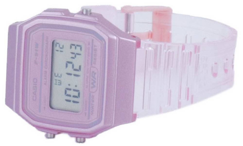 Casio Youth Pink Resin Digital F - 91WS - 4 F91WS - 4 Unisex Watch - Prestige Stones