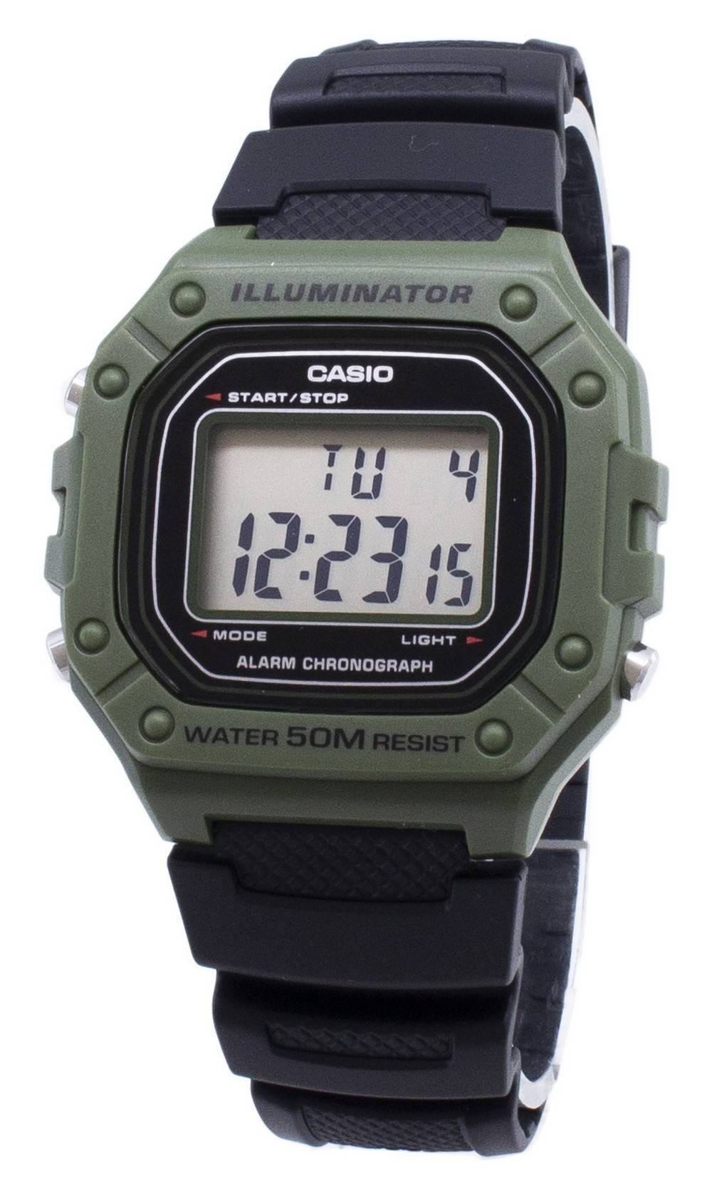 Casio Youth W - 218H - 3AV W218H - 3AV Digital Men's Watch - Prestige Stones