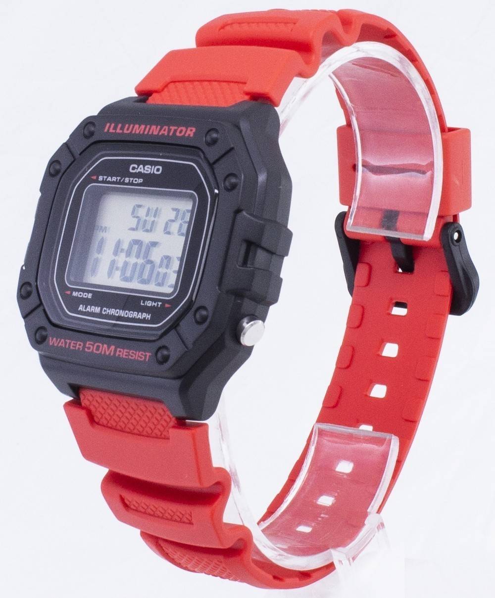 Casio Youth W - 218H - 4BV W218H - 4BV Digital Men's Watch - Prestige Stones