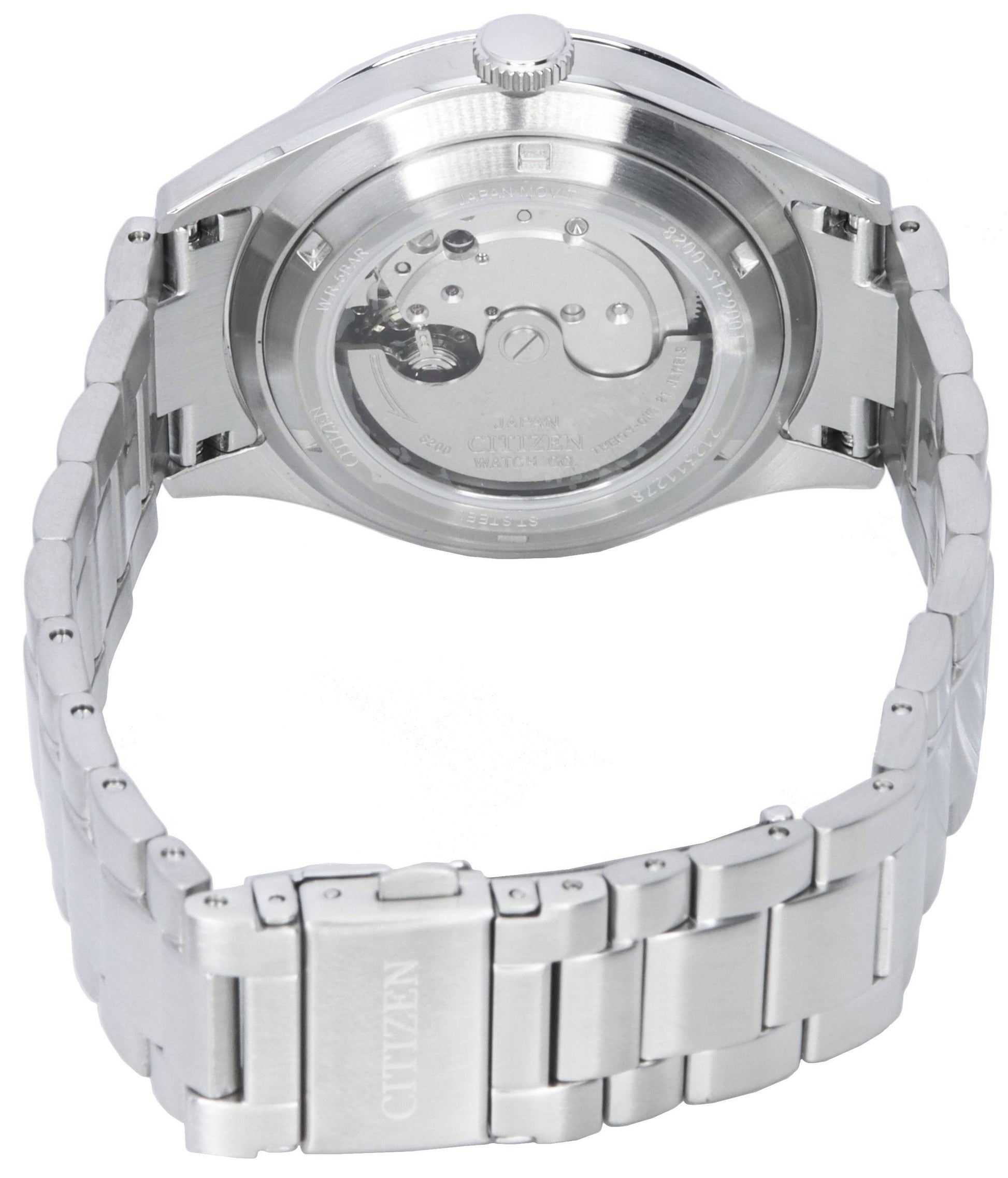 Citizen C7 Series Stainless Steel Black Dial Automatic NH8391 - 51E Men's Watch - Prestige Stones