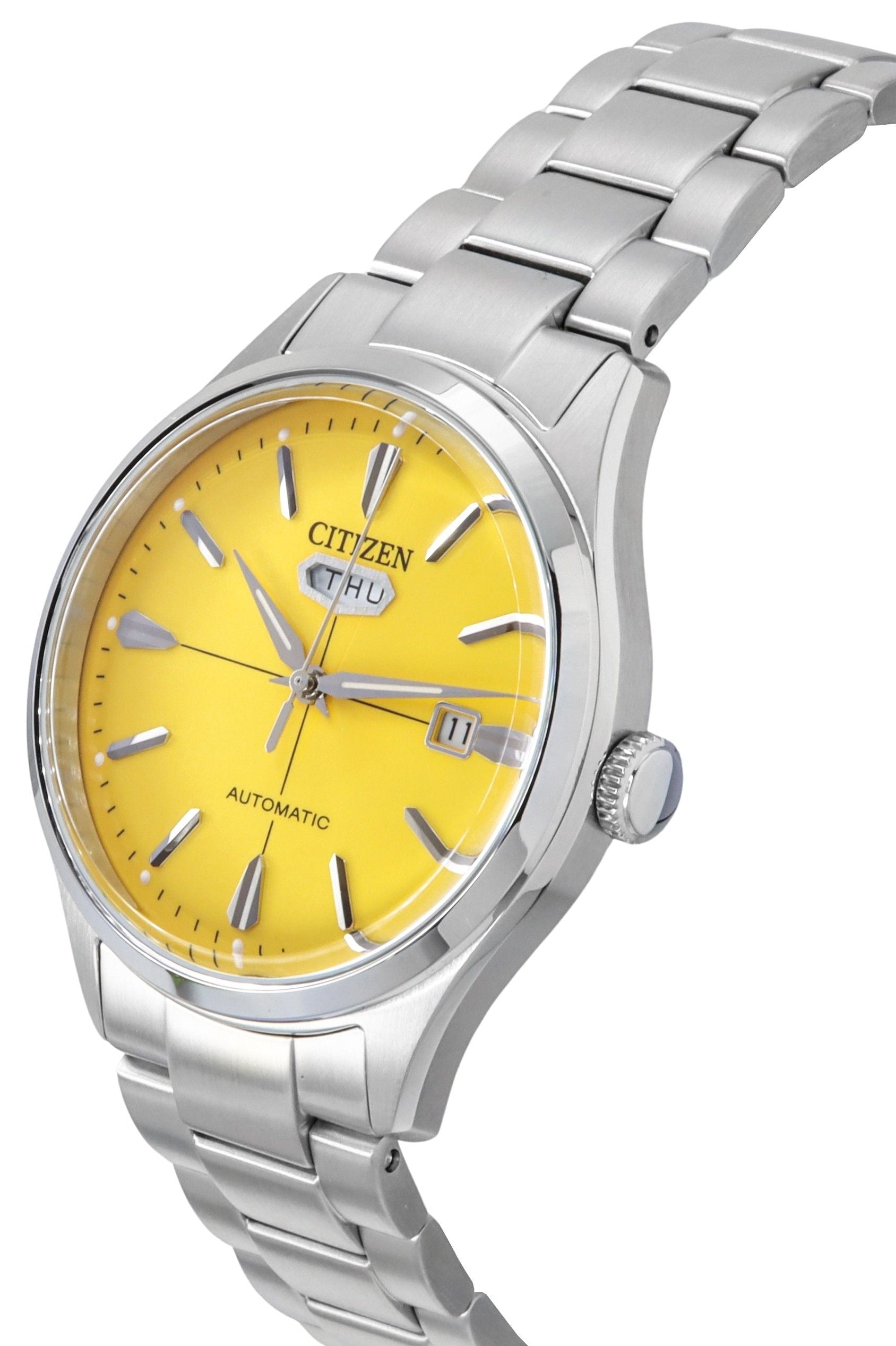 Citizen C7 Stainless Steel Yellow Dial Automatic NH8391 - 51Z Men's Watch - Prestige Stones