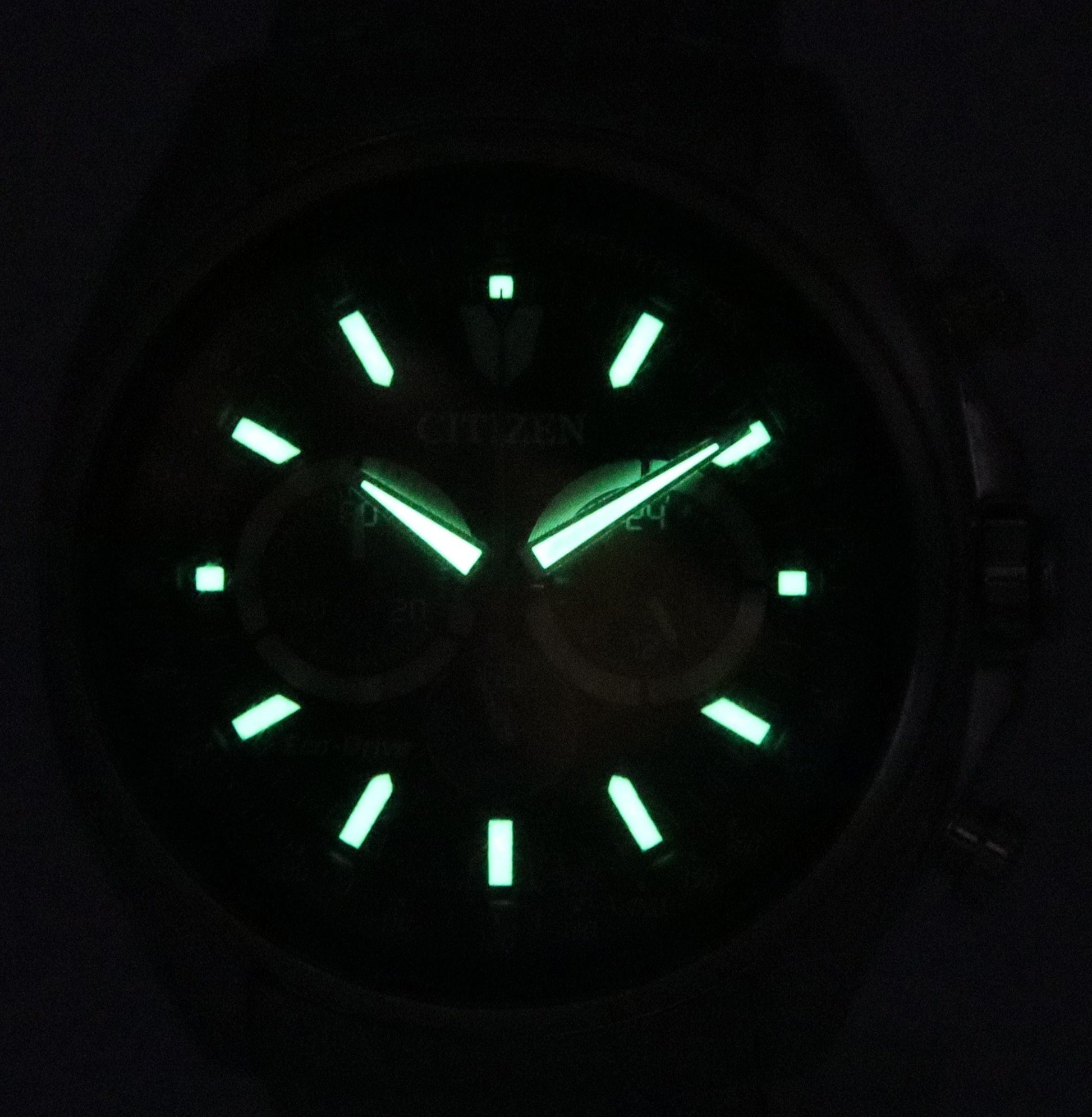 Citizen Eco - Drive Chronograph Stainless Steel Black Dial CA4560 - 81E 100M Men's Watch - Prestige Stones