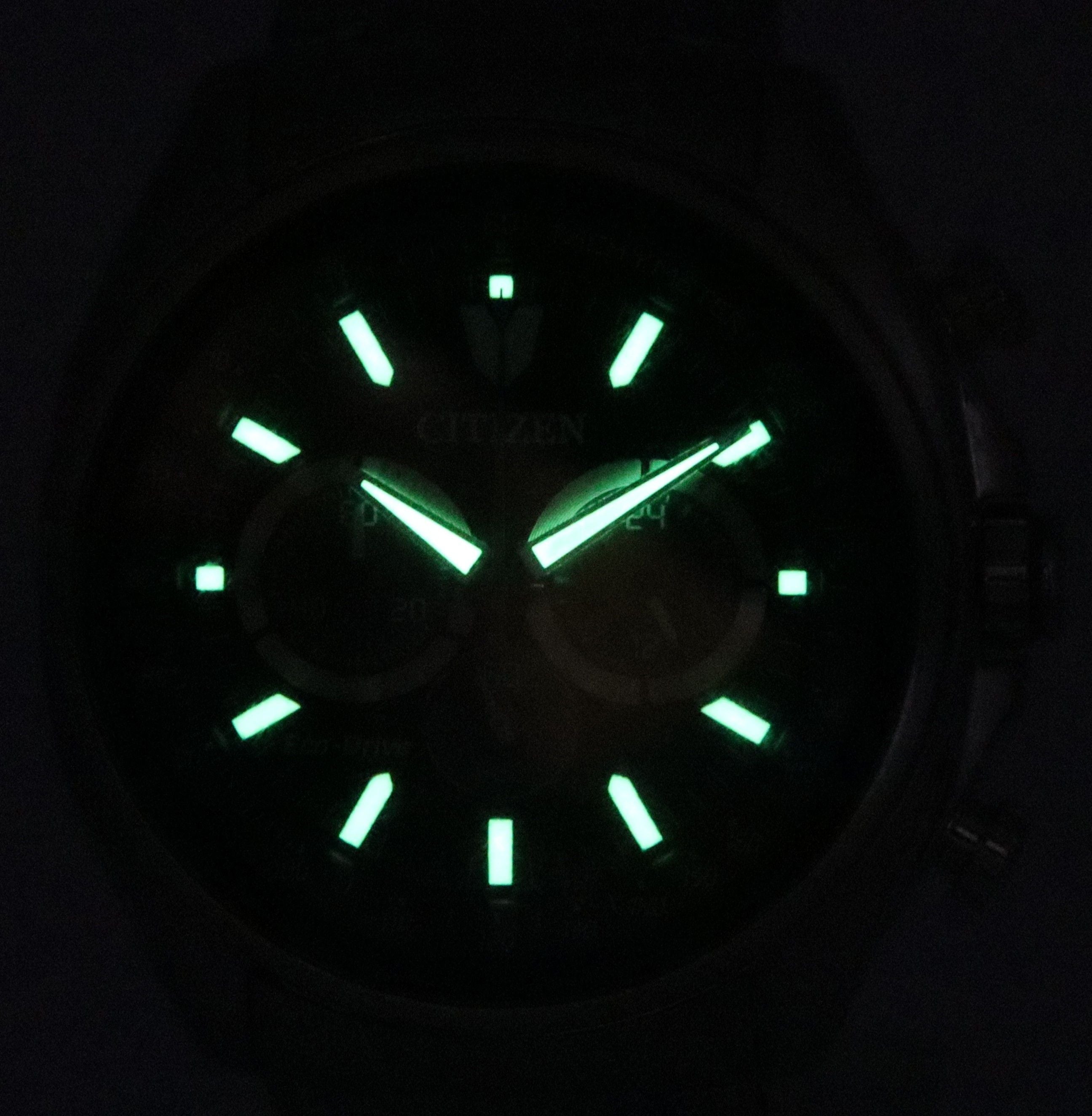 Citizen Eco - Drive Chronograph Stainless Steel Black Dial CA4560 - 81E 100M Men's Watch - Prestige Stones