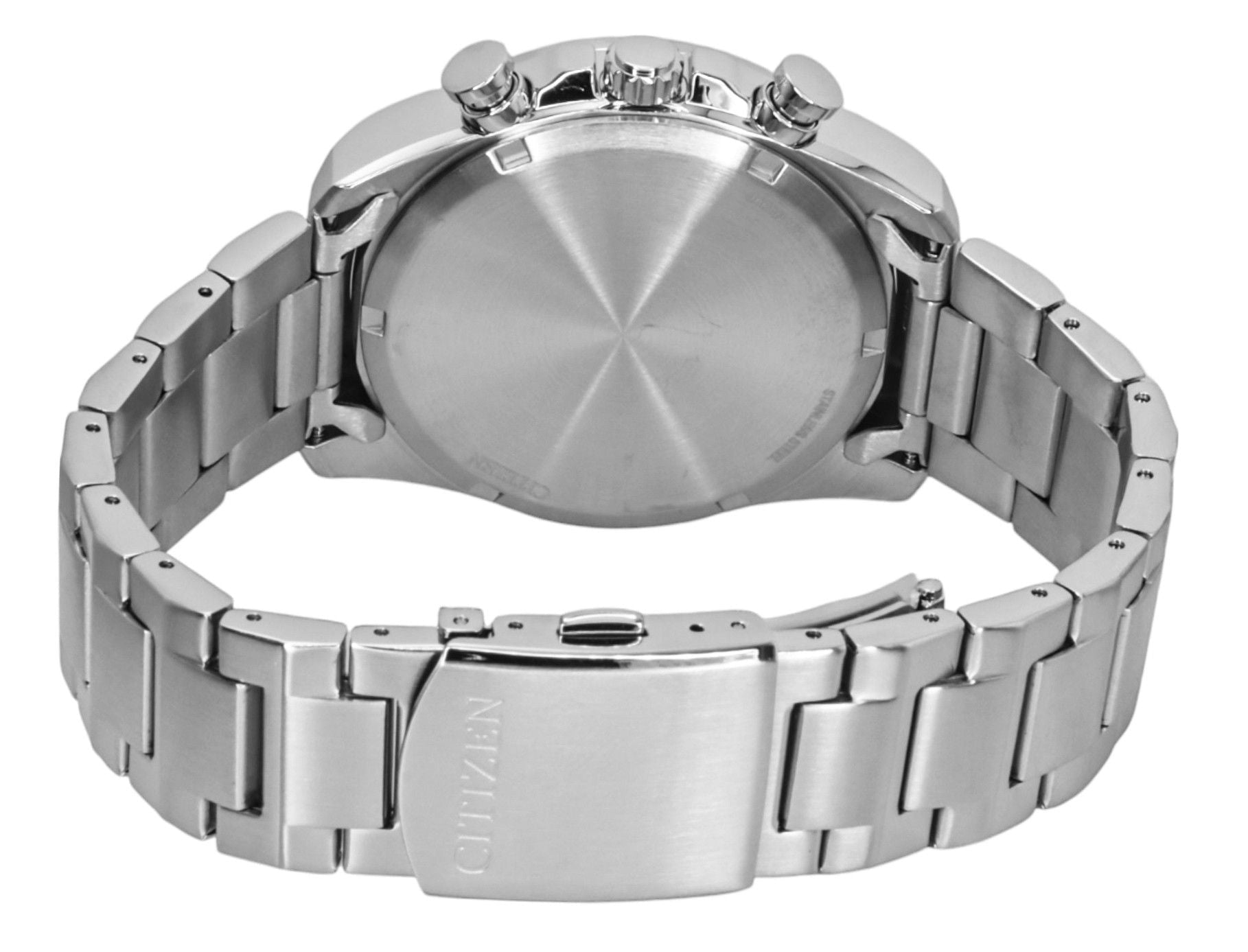 Citizen Eco - Drive Chronograph Stainless Steel Green Dial CA4640 - 50X 100M Men's Watch - Prestige Stones