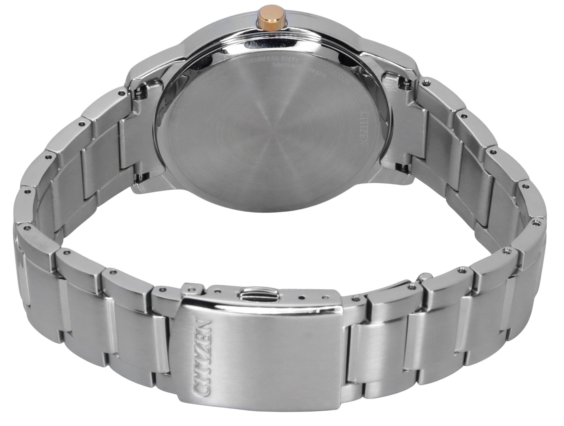 Citizen Eco - Drive Stainless Steel Black Dial BM6977 - 70E Men's Watch - Prestige Stones
