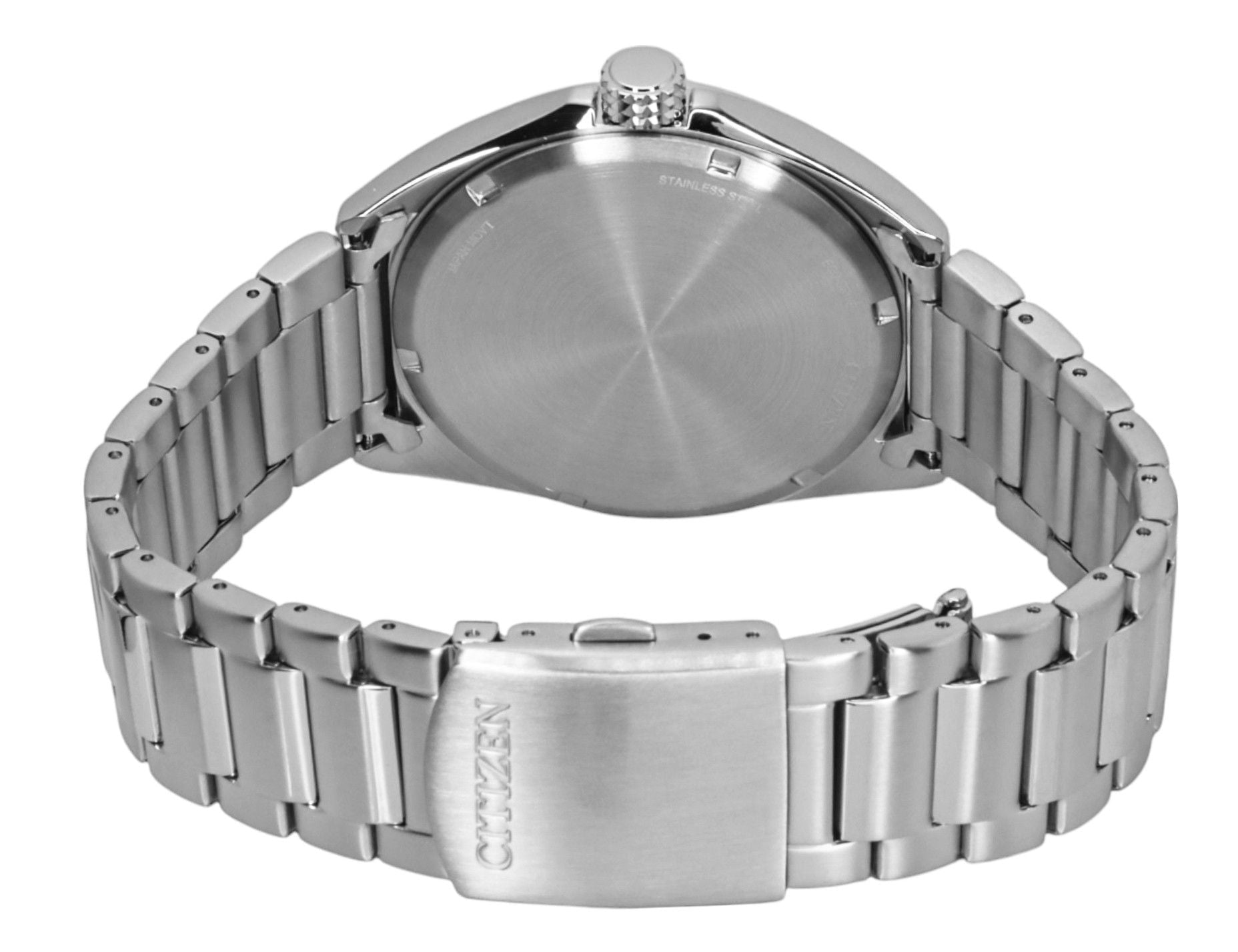 Citizen Eco - Drive Stainless Steel Green Dial AW1571 - 76X 100M Men's Watch - Prestige Stones