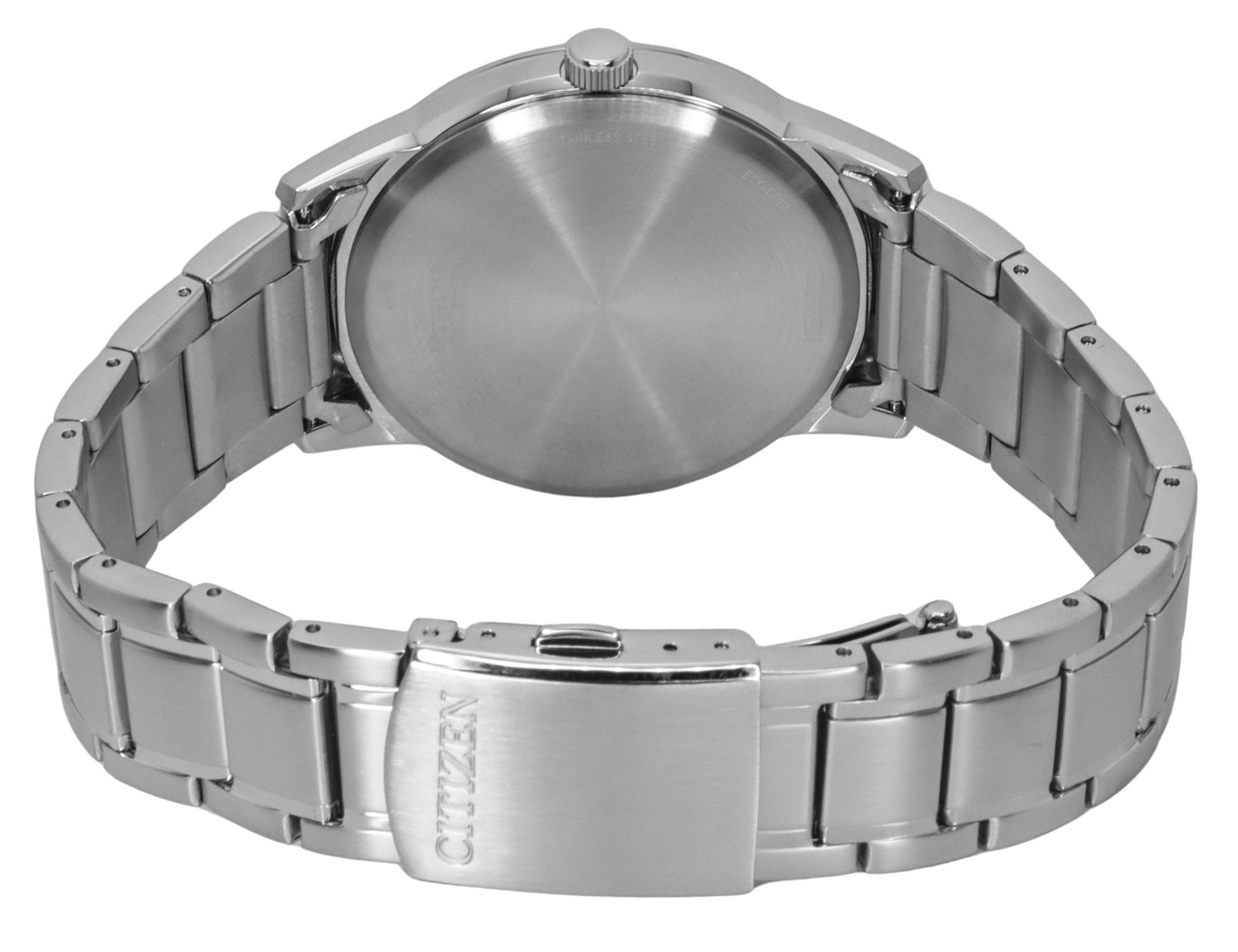 Citizen Eco - Drive Stainless Steel White Dial AW0100 - 86B Men's Watch - Prestige Stones