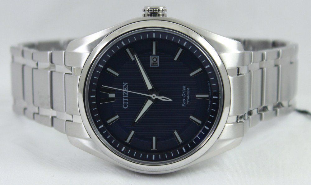 Citizen Eco - Drive Titanium AW1240 - 57L Men's Watch - Prestige Stones